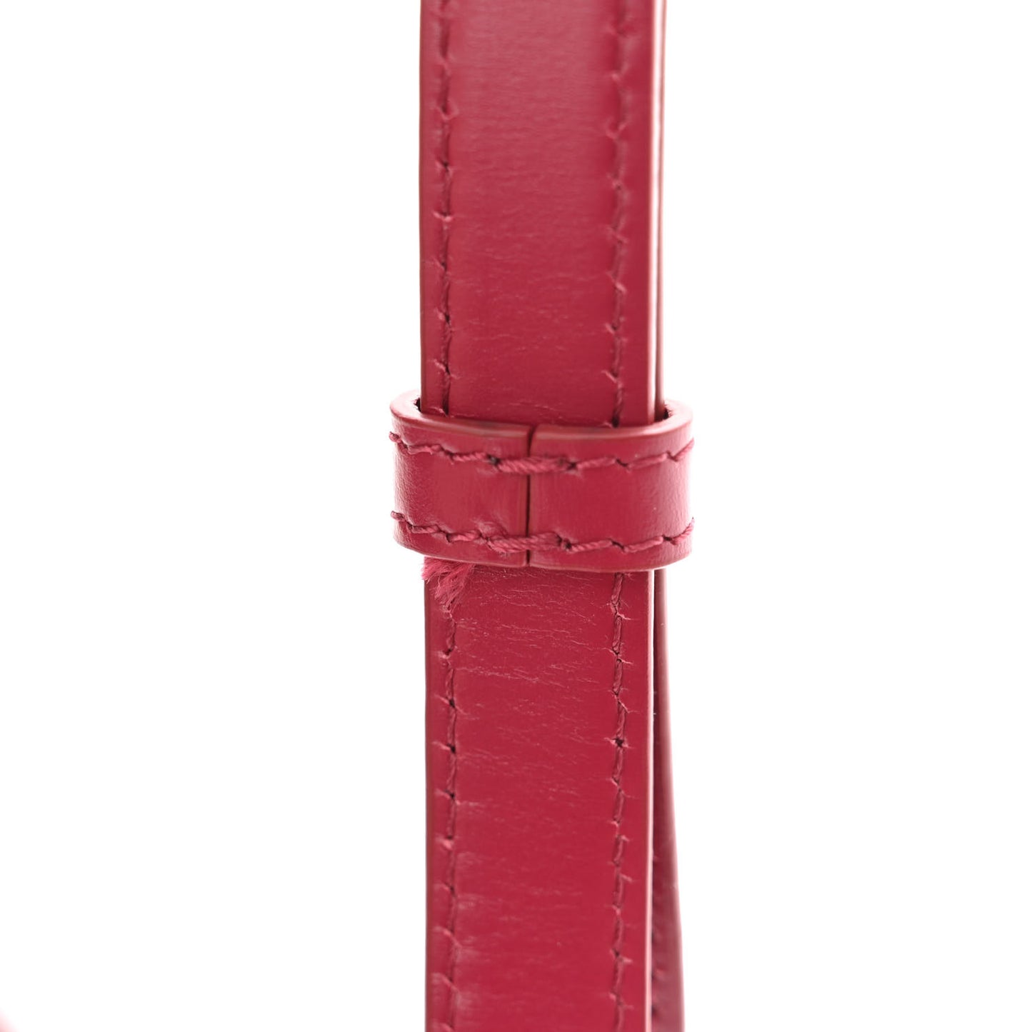 Shiny Calfskin Teen Triomphe Carmin