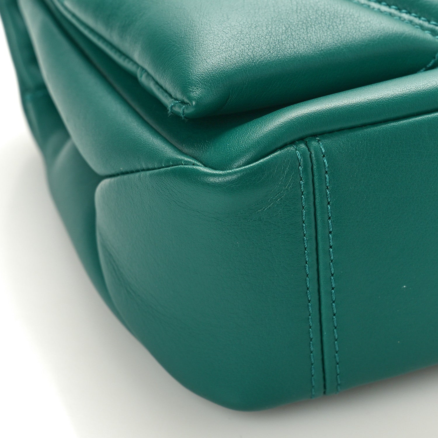 Bulgari Calfskin Matelasse Mini Serpenti Cabochon Crossbody Bag Jade Green 9 of 10