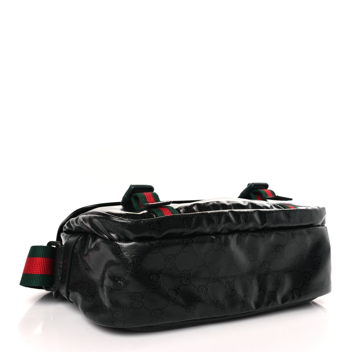 GG Crystal Messenger Bag Black