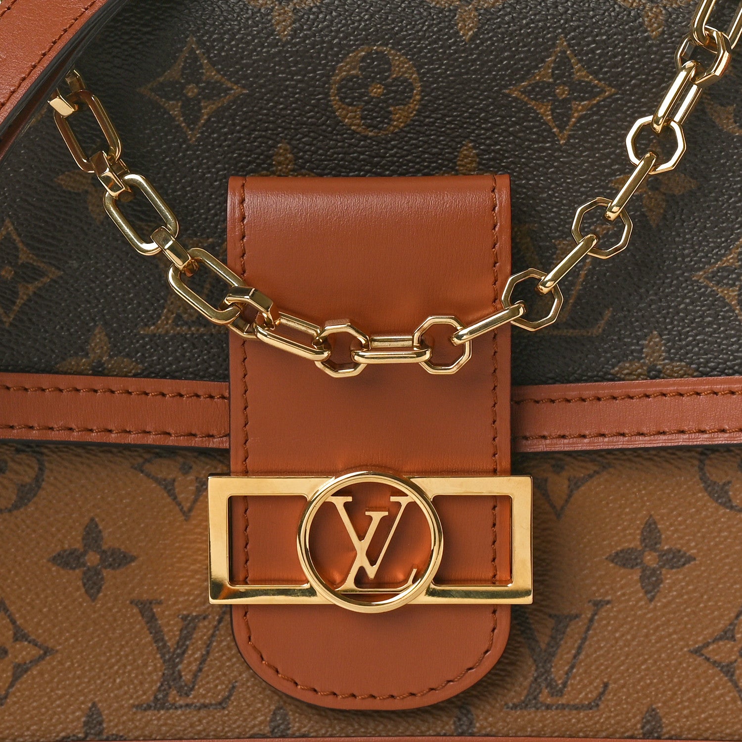 Louis Vuitton Reverse Monogram Dauphine MM 7 of 9