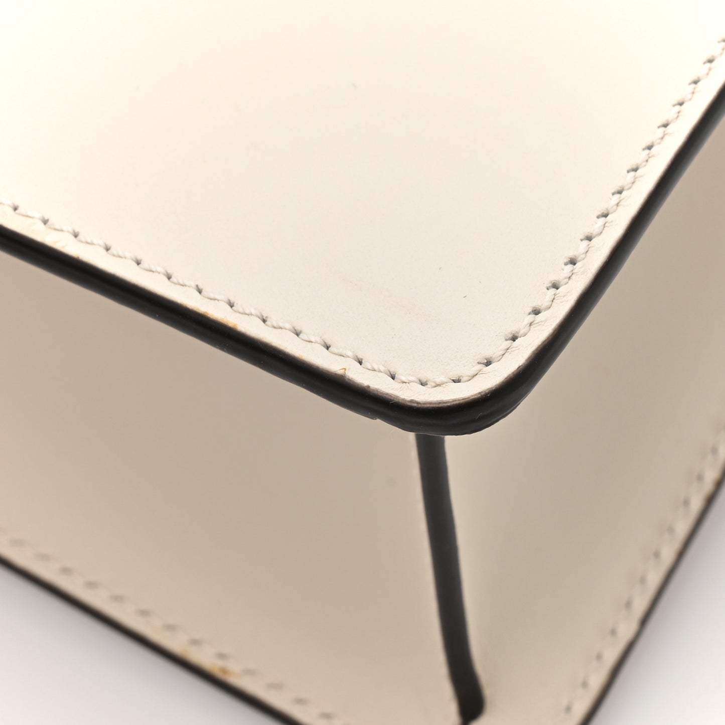 Calfskin Small Sylvie Shoulder Bag Off White