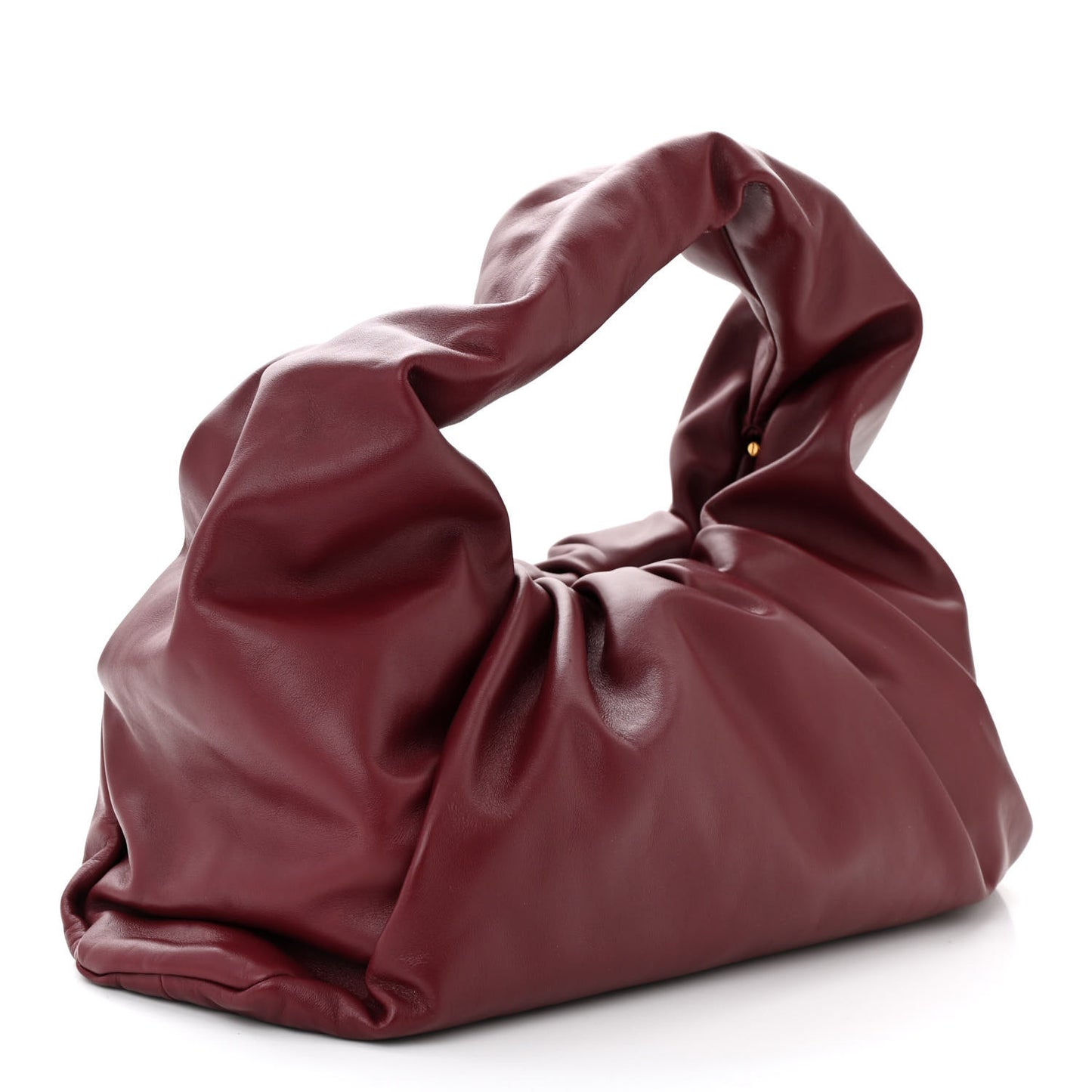Smooth Butter Calfskin Small The Shoulder Pouch Dark Red