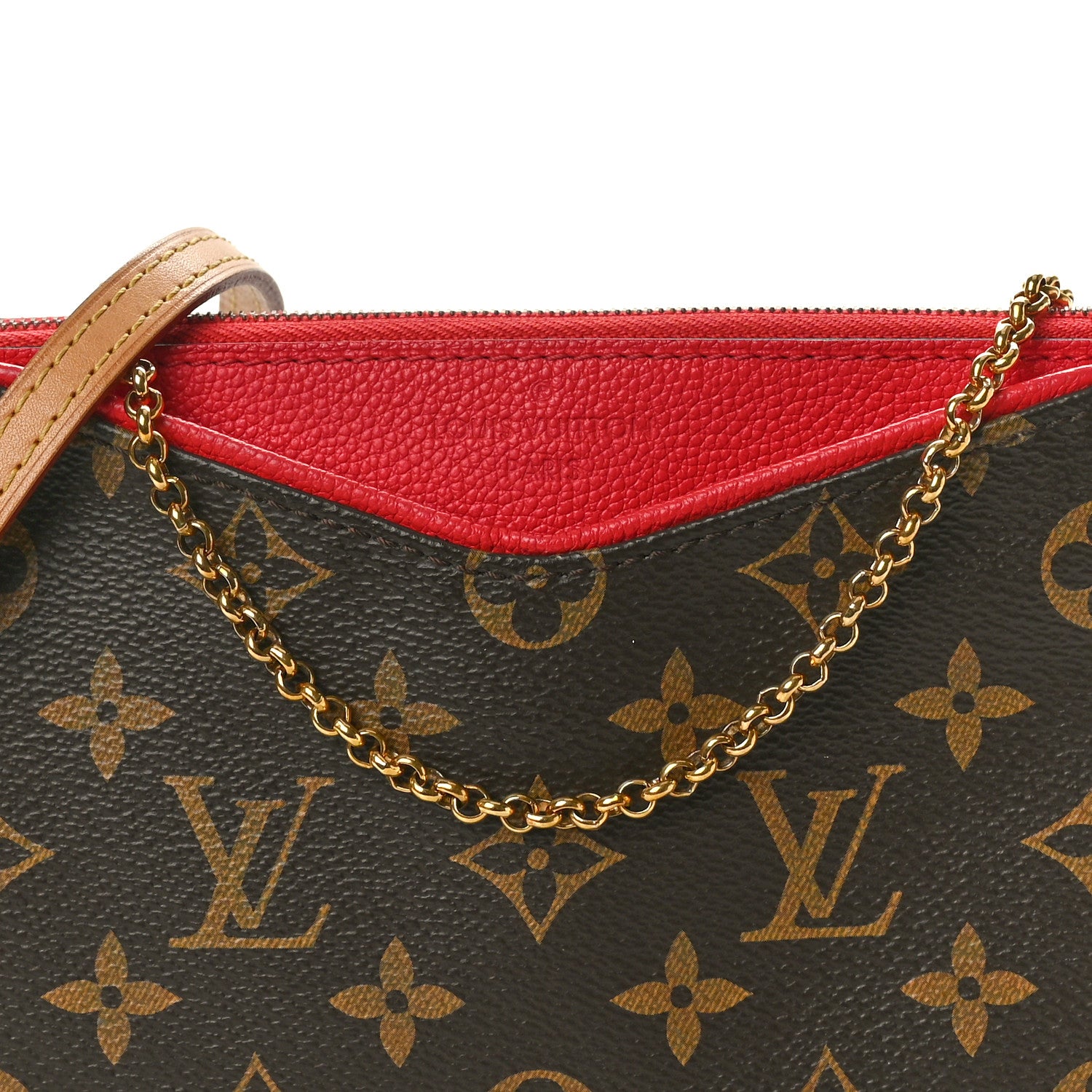 Louis Vuitton Monogram Pallas Clutch Poppy 7 of 9