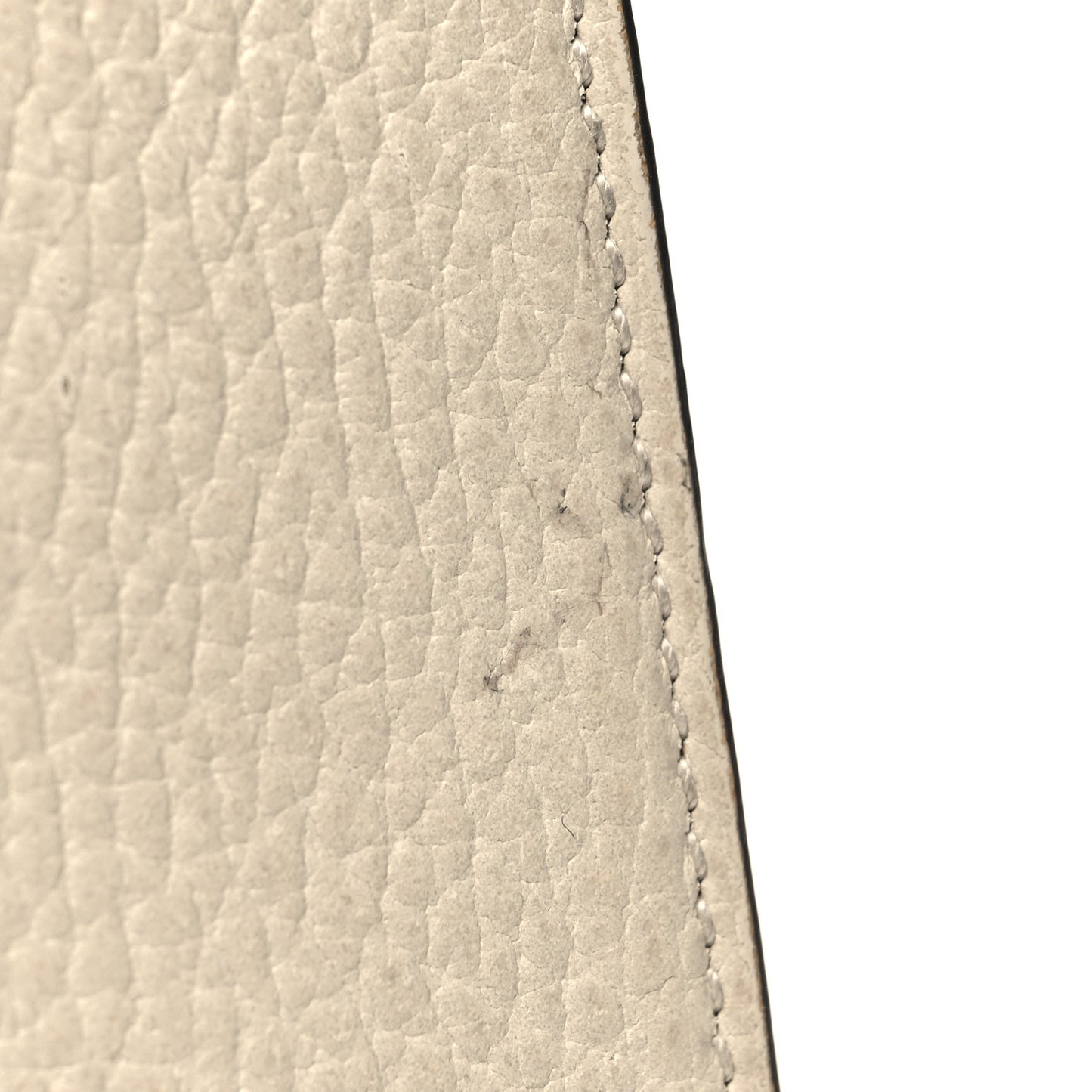 Dollar Calfskin Mini Dionysus Chain Wallet Mystic White