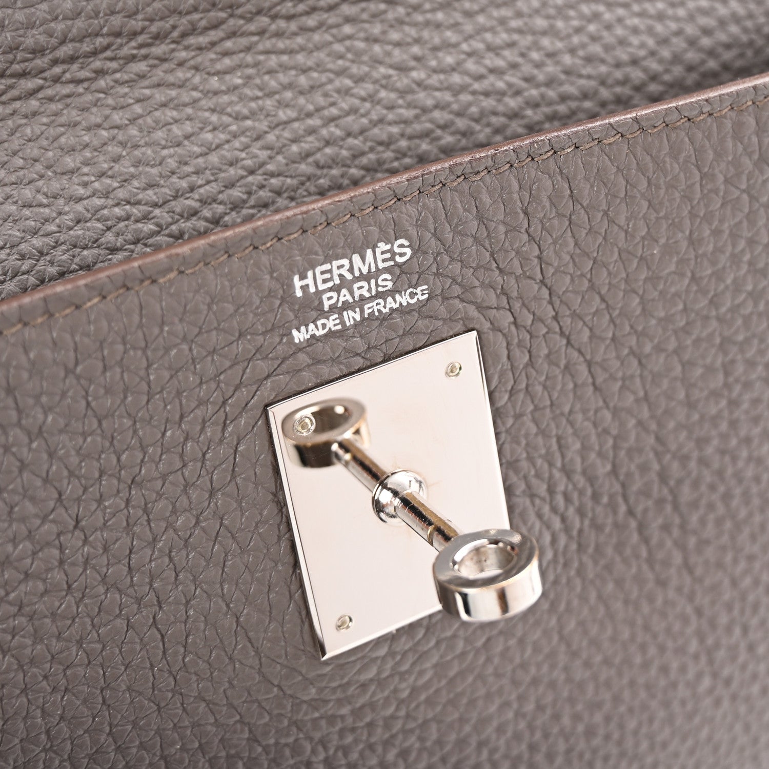 Hermes Togo Kelly Retourne 32 Etain 6 of 10