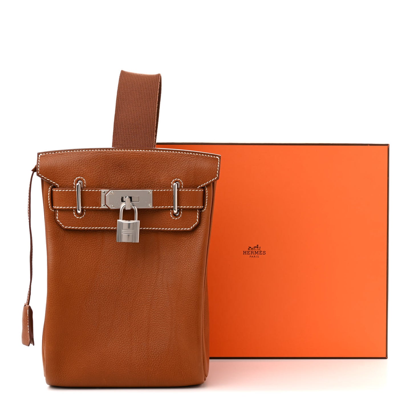 Natural Barenia Faubourg Hac A Dos PM Backpack Fauve