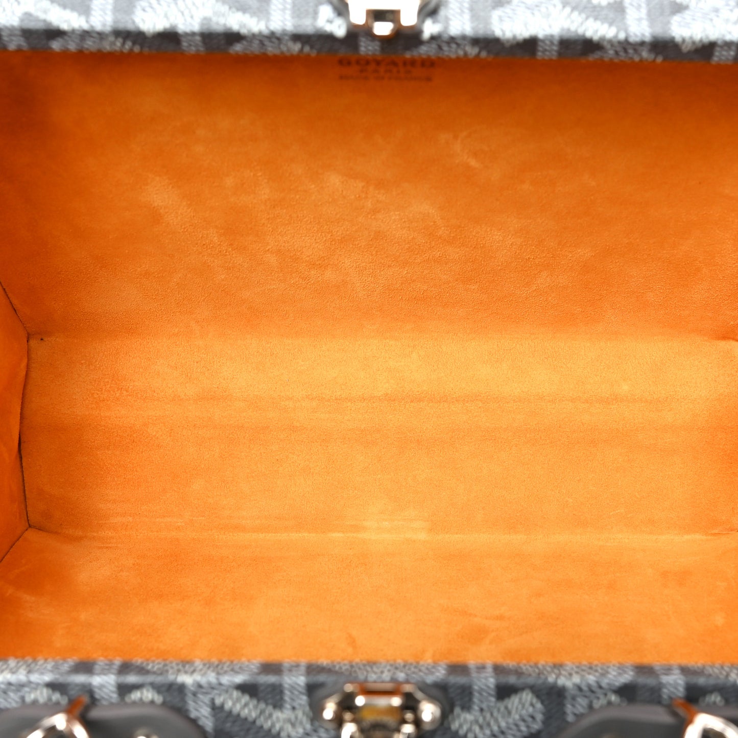 Goyardine Grand Hotel Trunk Bag Grey