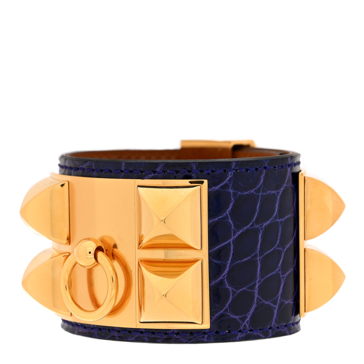 Shiny Alligator Collier De Chien CDC Bracelet T1