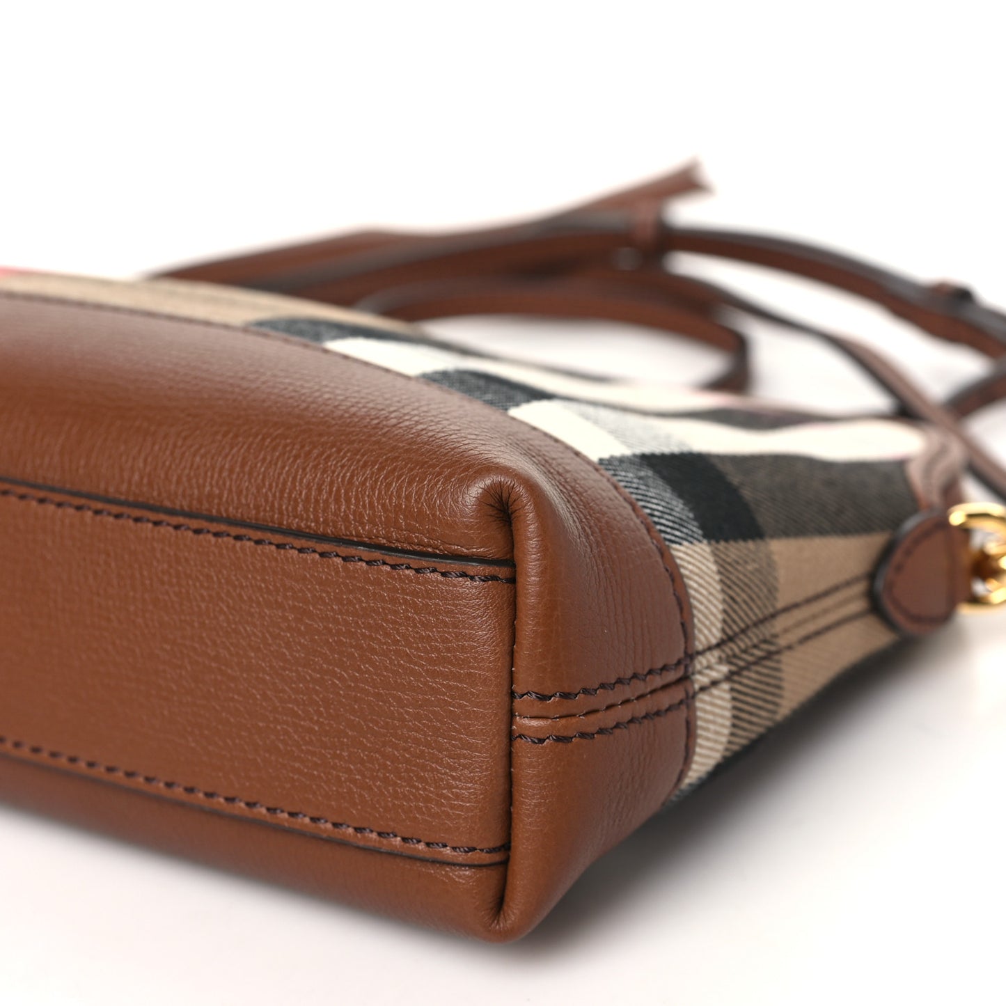 Derby House Check Abingdon Convertible Clutch Tan