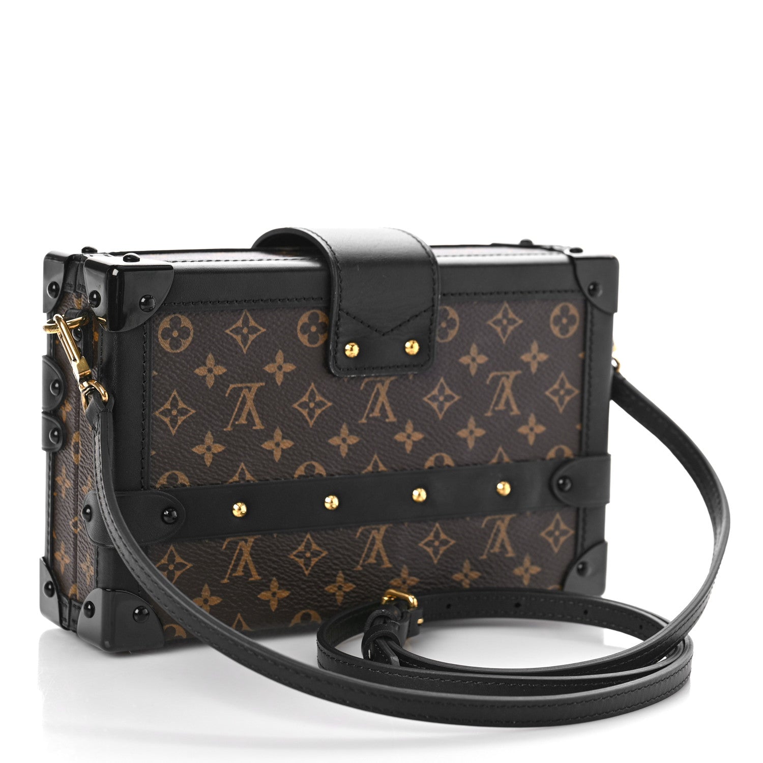 Louis Vuitton Monogram Petite Malle Black 3 of 8