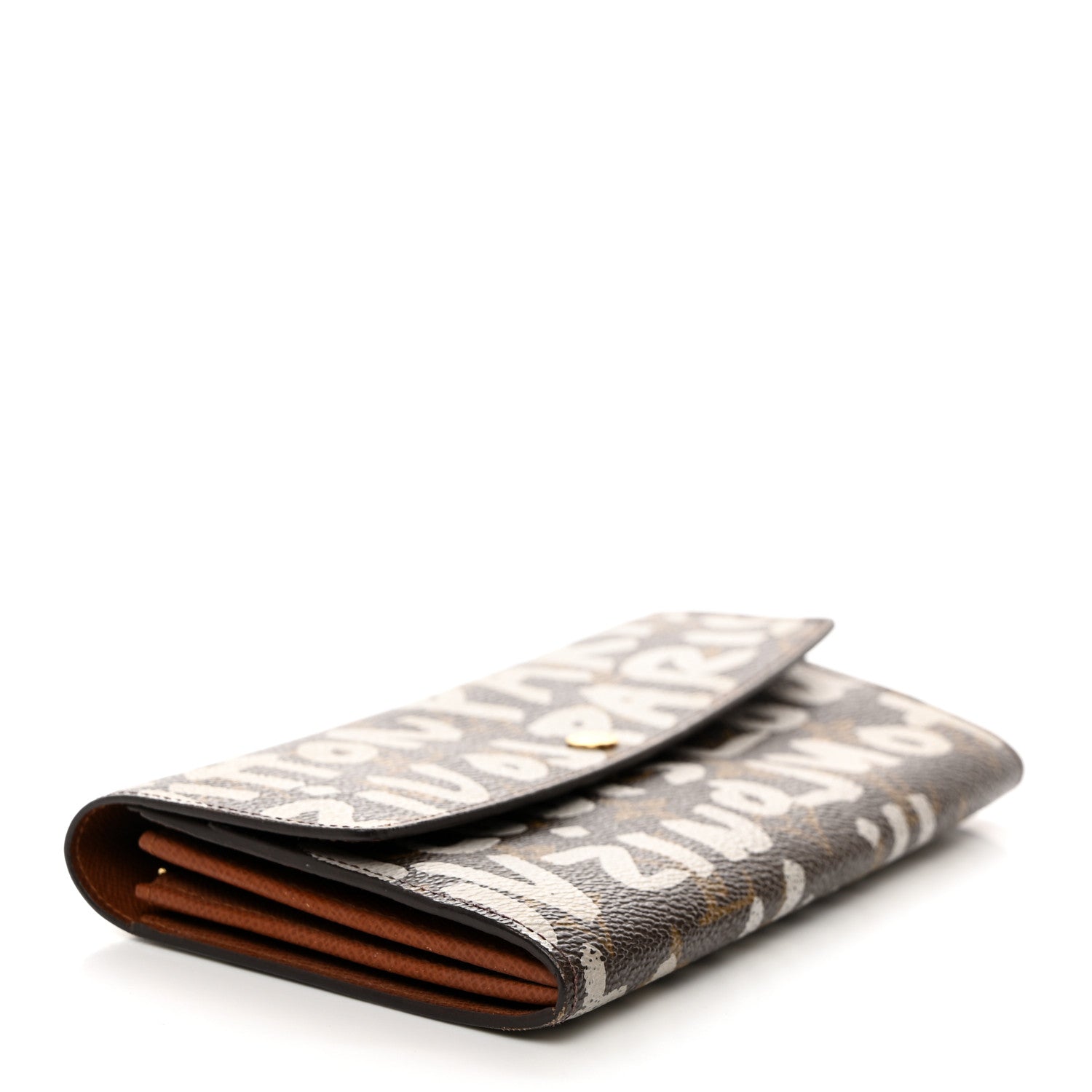 Louis Vuitton Monogram Graffiti Porte-Monnaie Wallet Silver 4 of 8