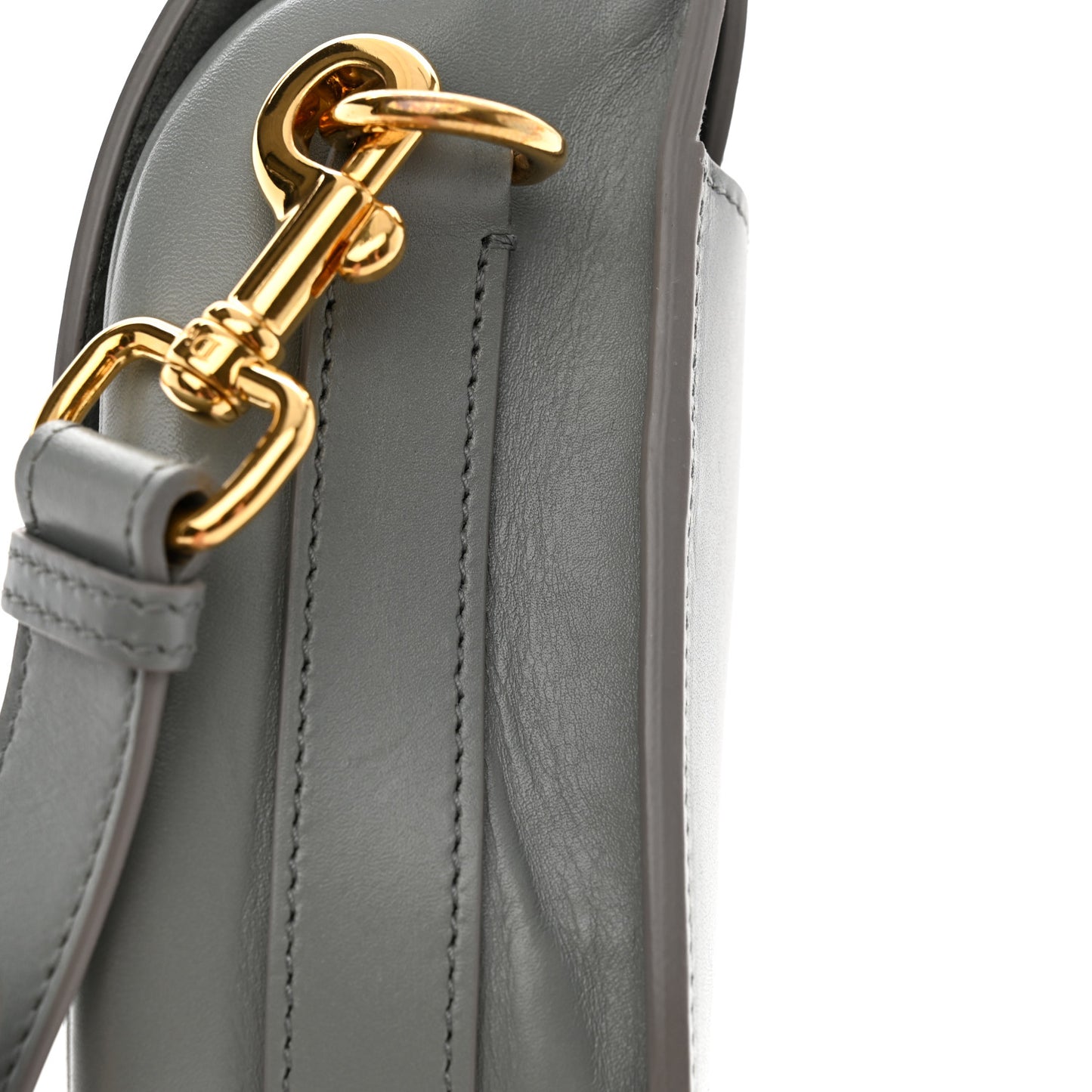 Box Calfskin Medium Bobby Flap Gray