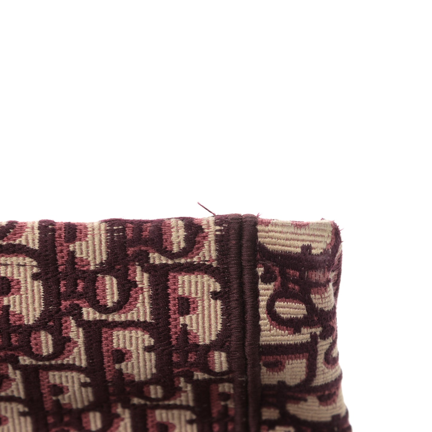 Oblique Medium Book Tote Burgundy Multicolor