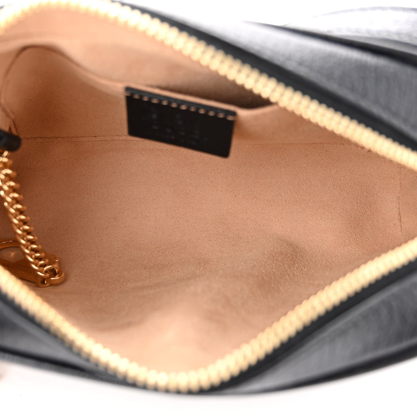 Calfskin Web Mini Ophidia Shoulder Bag Black