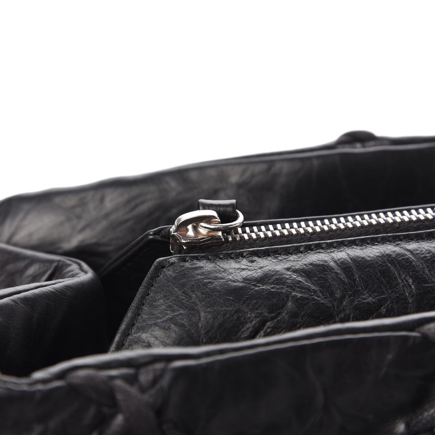 Calfskin Ultra Stitch Tote Black