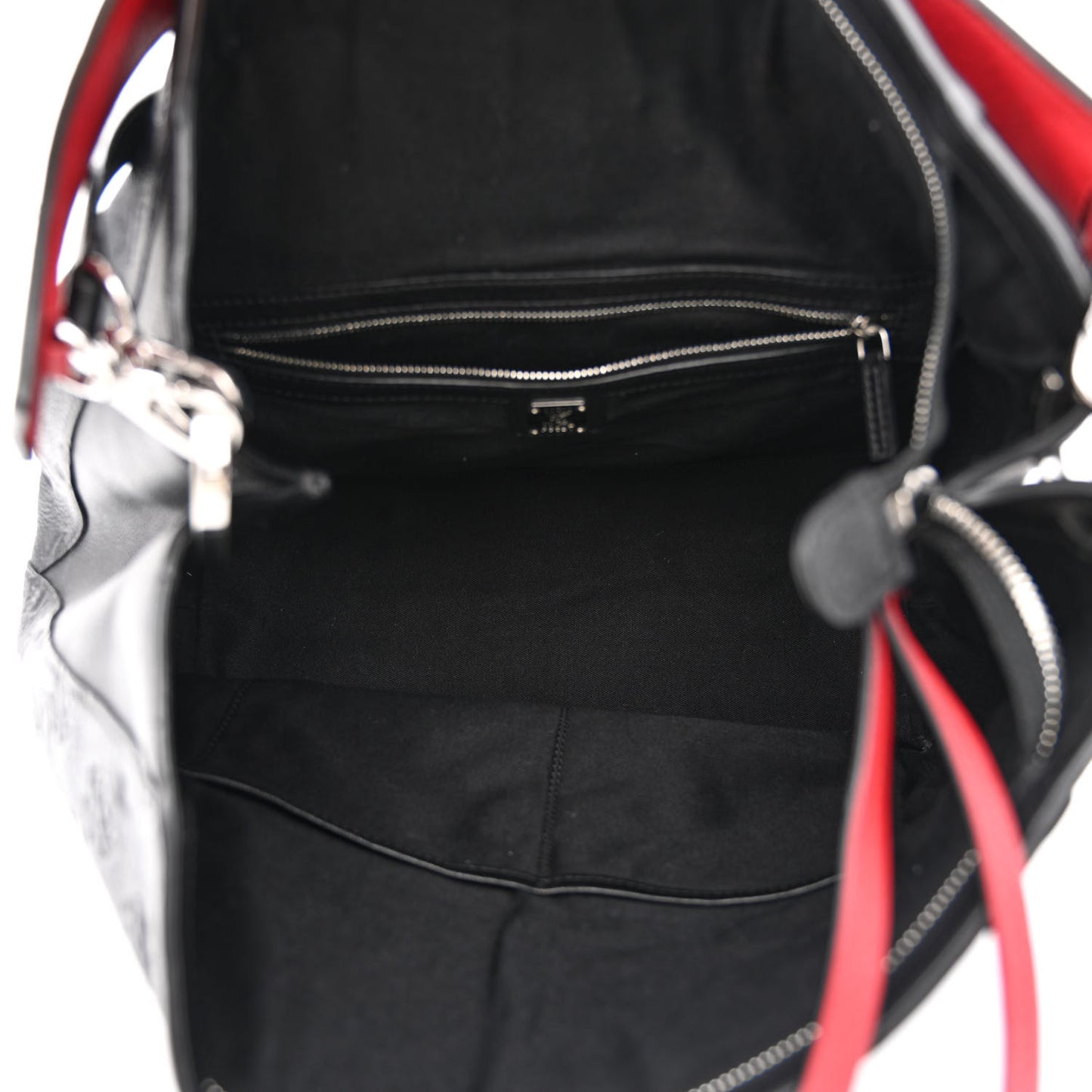 Calfskin Ottomar Monogram Large Klara Shopper Tote Black