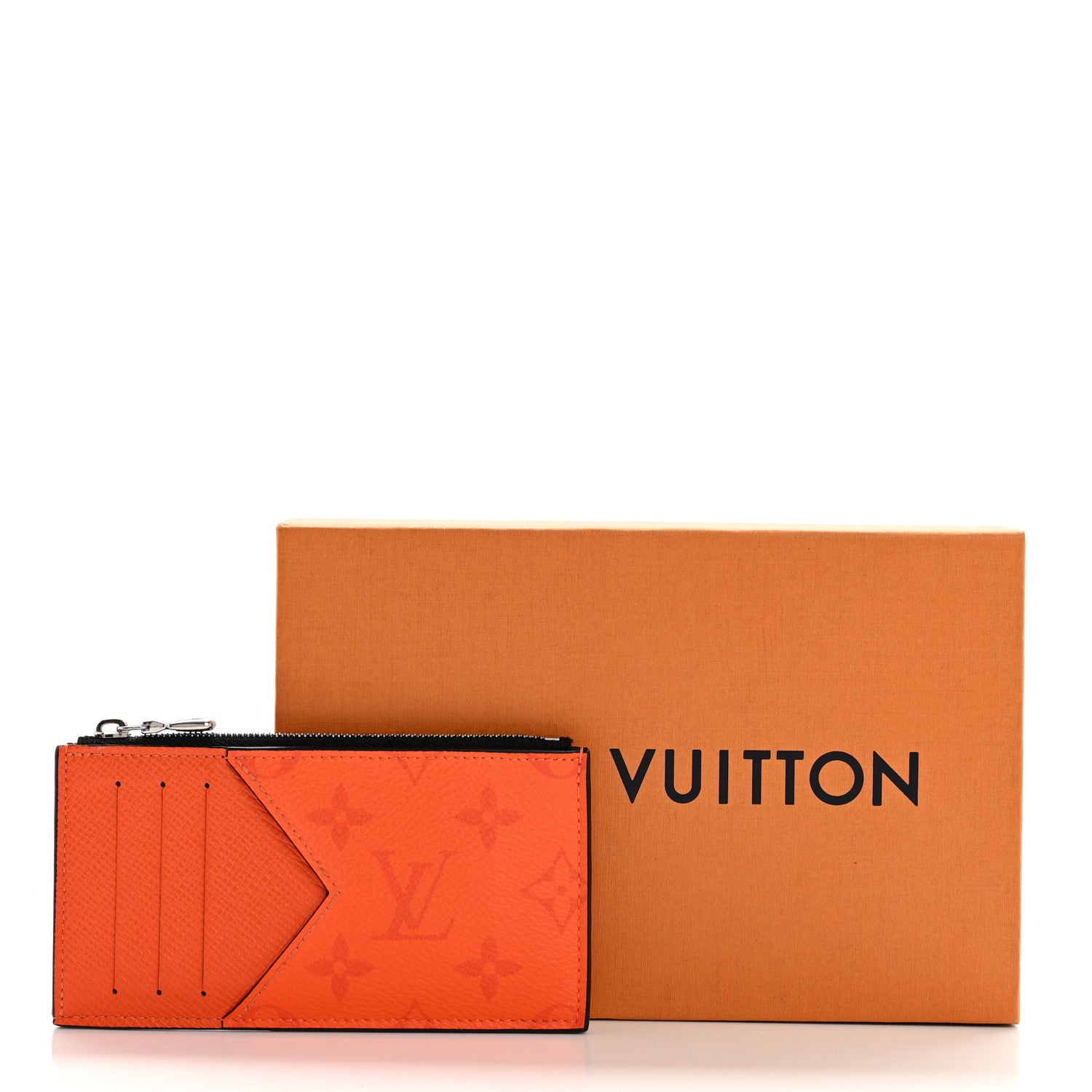 Louis Vuitton Taigarama Coin Card Holder Orange 9 of 9