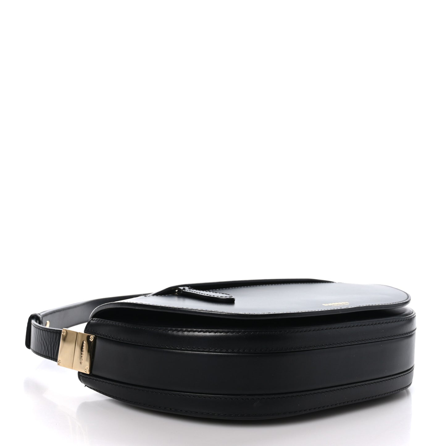 Calfskin Small Olympia Shoulder Bag Black