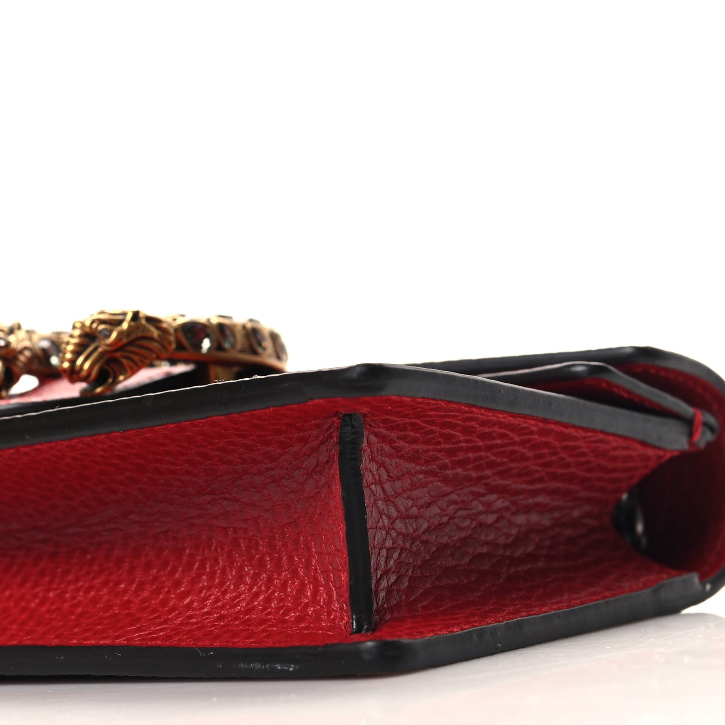 Calfskin Super Mini Dionysus Shoulder Bag Hibiscus Red