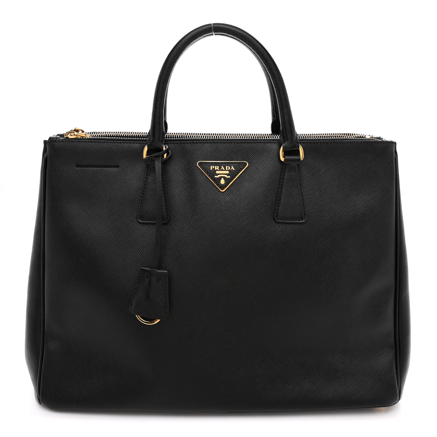 Prada Saffiano Lux Large Galleria Double Zip Tote Black 1921462