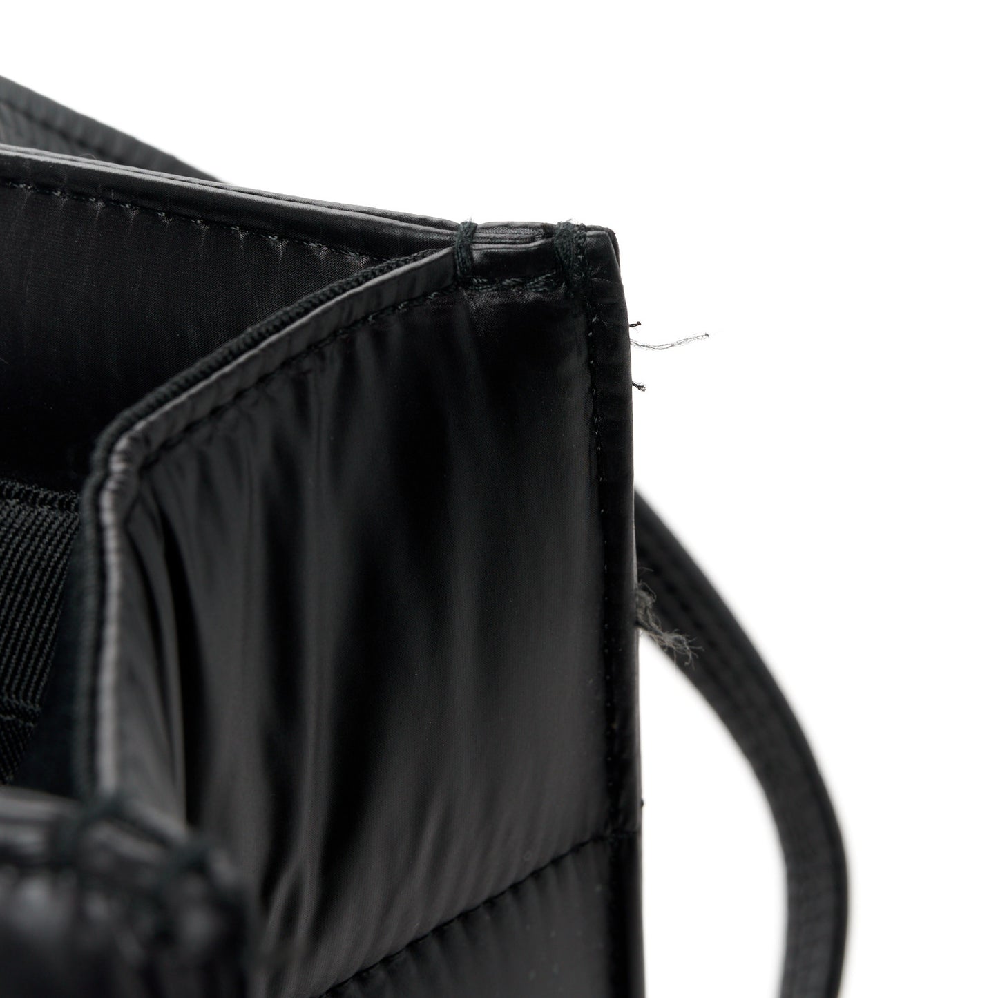 x MOOSE KNUCKLES Nylon Quilted Medium Shopping Bag Black