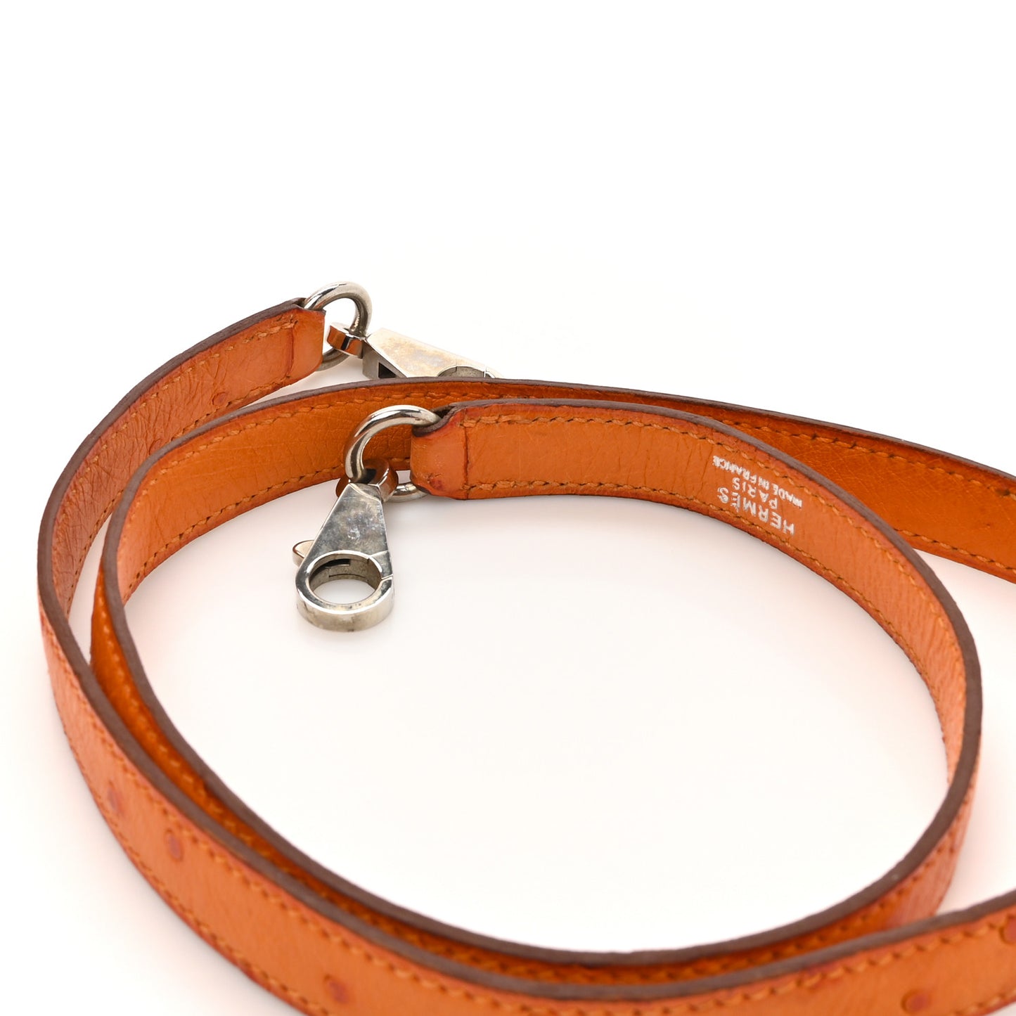 Ostrich Kelly Retourne 32 Orange