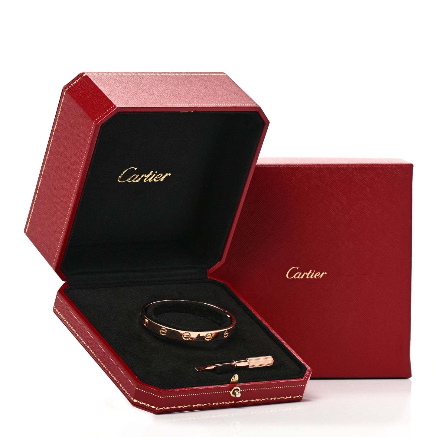 18K Rose Gold Love Bracelet 16