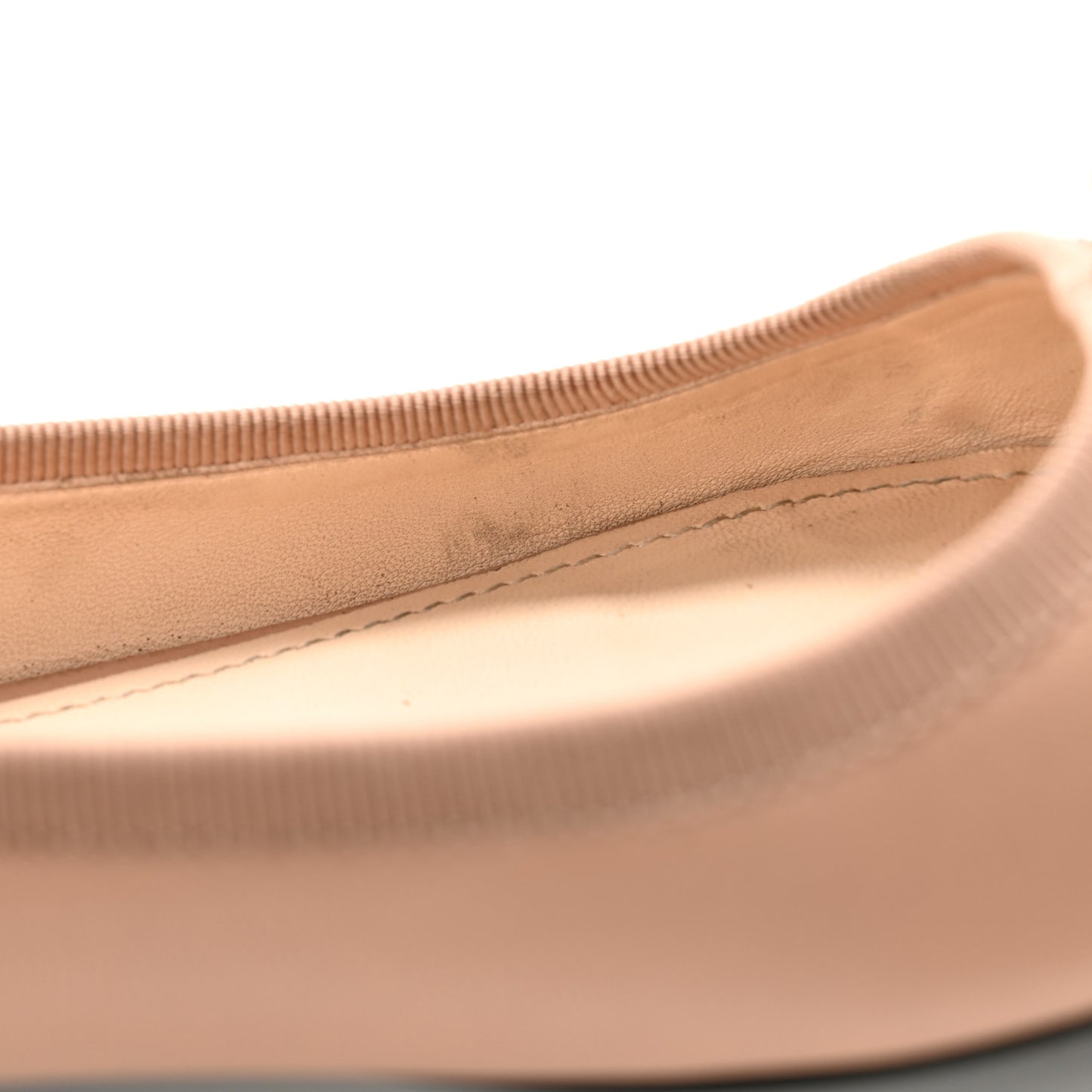 Lambskin Donna Bow Ballerina Flats 39 Nudo
