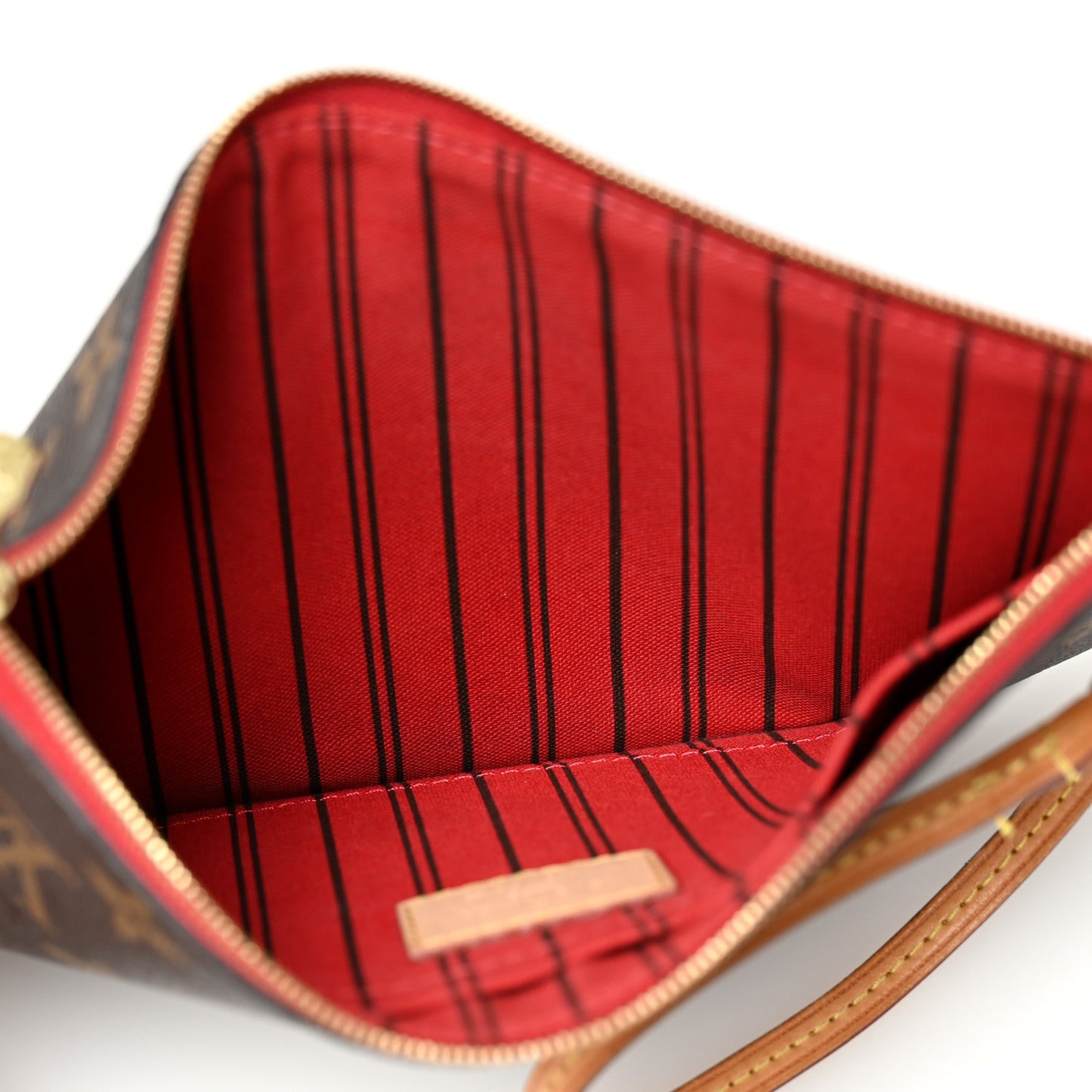 Monogram Neverfull MM GM Pochette Cherry
