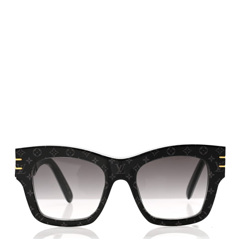 Acetate Blade Sunglasses Z1616W Black
