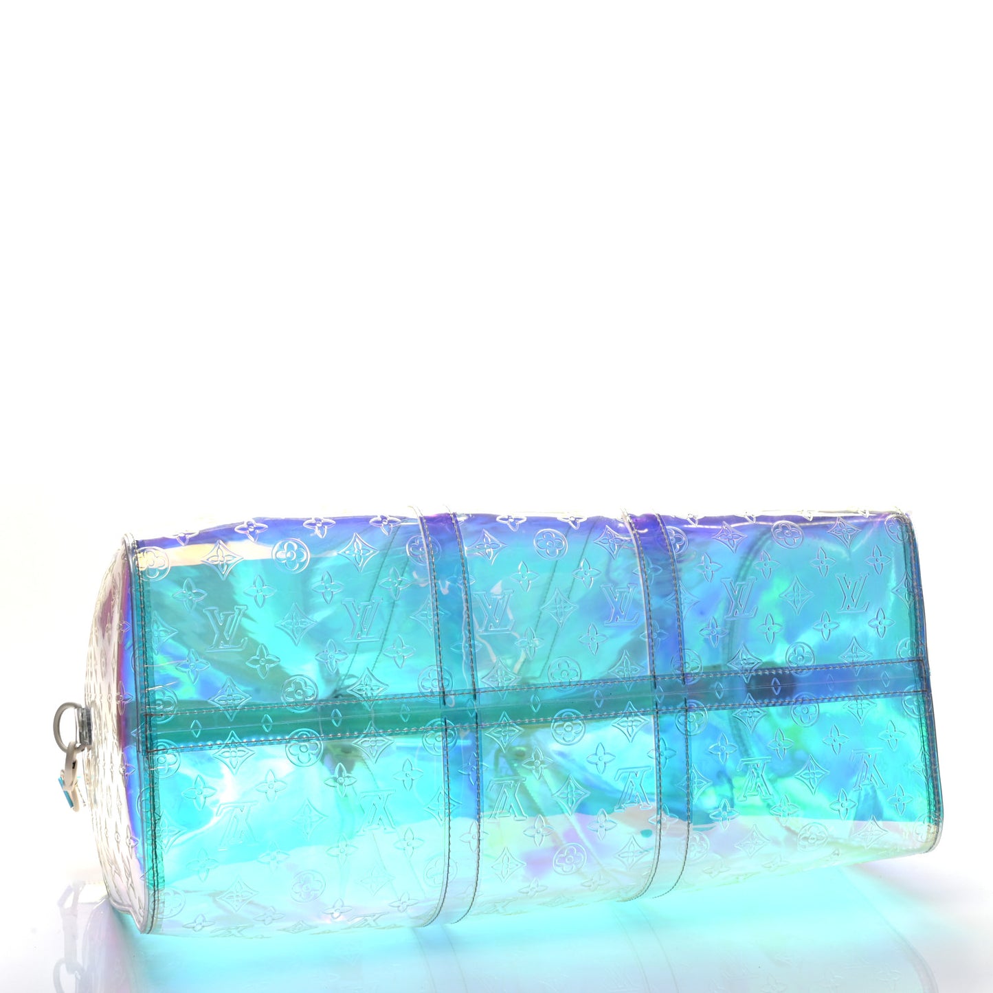 PVC Monogram Keepall Bandouliere 50 Iridescent Prism