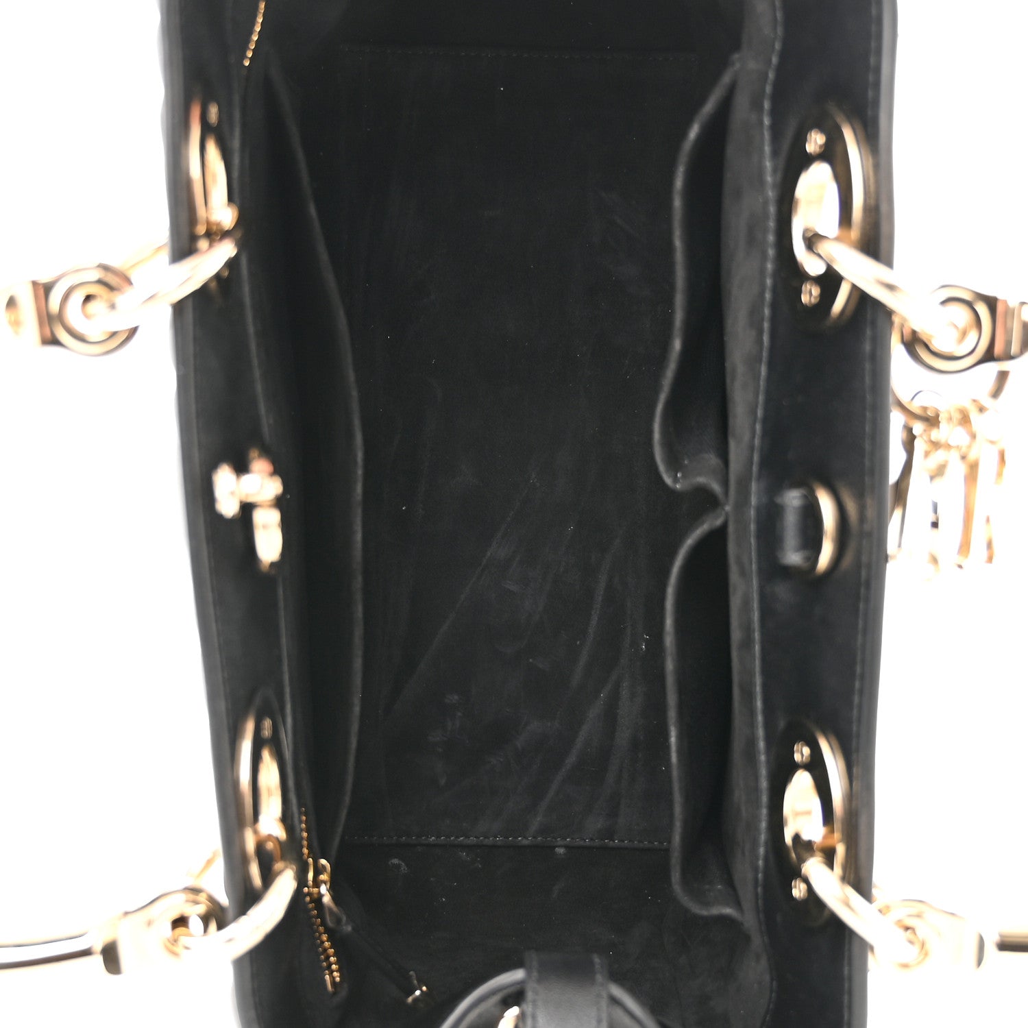 Christian Dior Calfskin Cannage Medium The Lady 95.22 Black 5 of 15