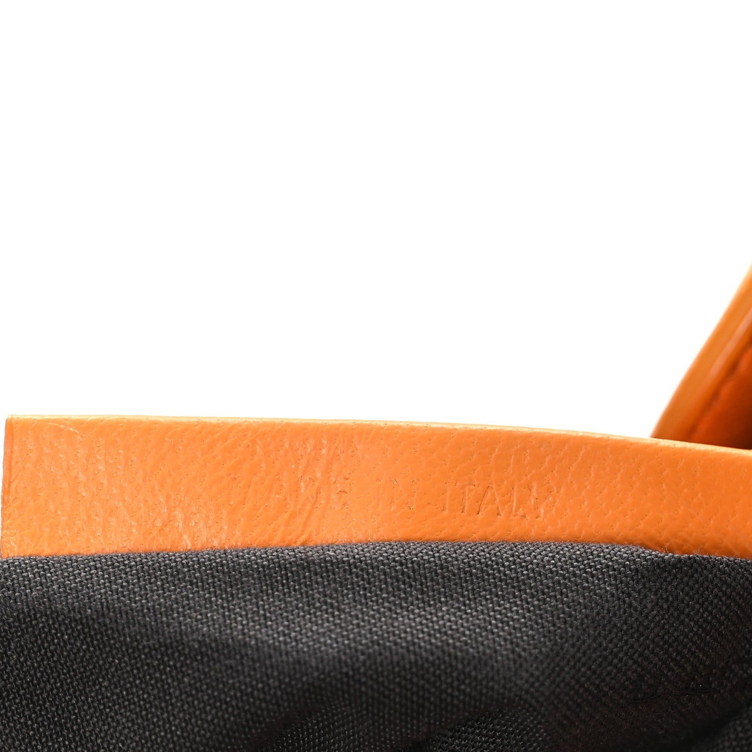 Fendi Nappa FF 1974 Embossed Baguette Clementine 6 of 14