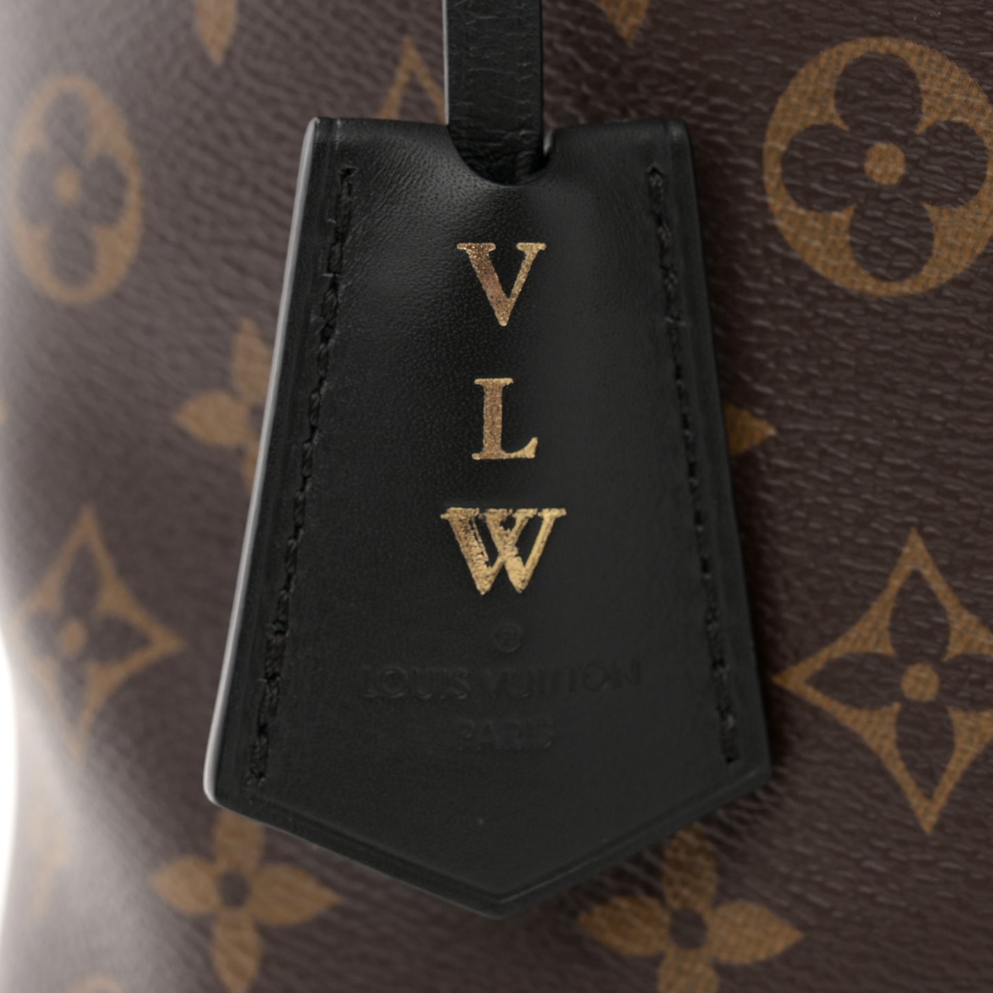 Monogram Flower Hobo Black