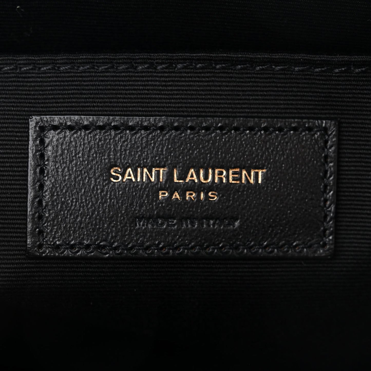 Patent Calfskin Crocodile Embossed Monogram Lou Camera Bag Black