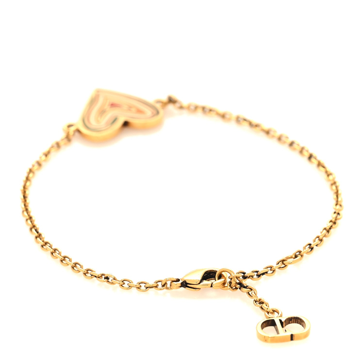 Christian Dior Metal Dioramour Bracelet Multicolor Gold 3 of 4