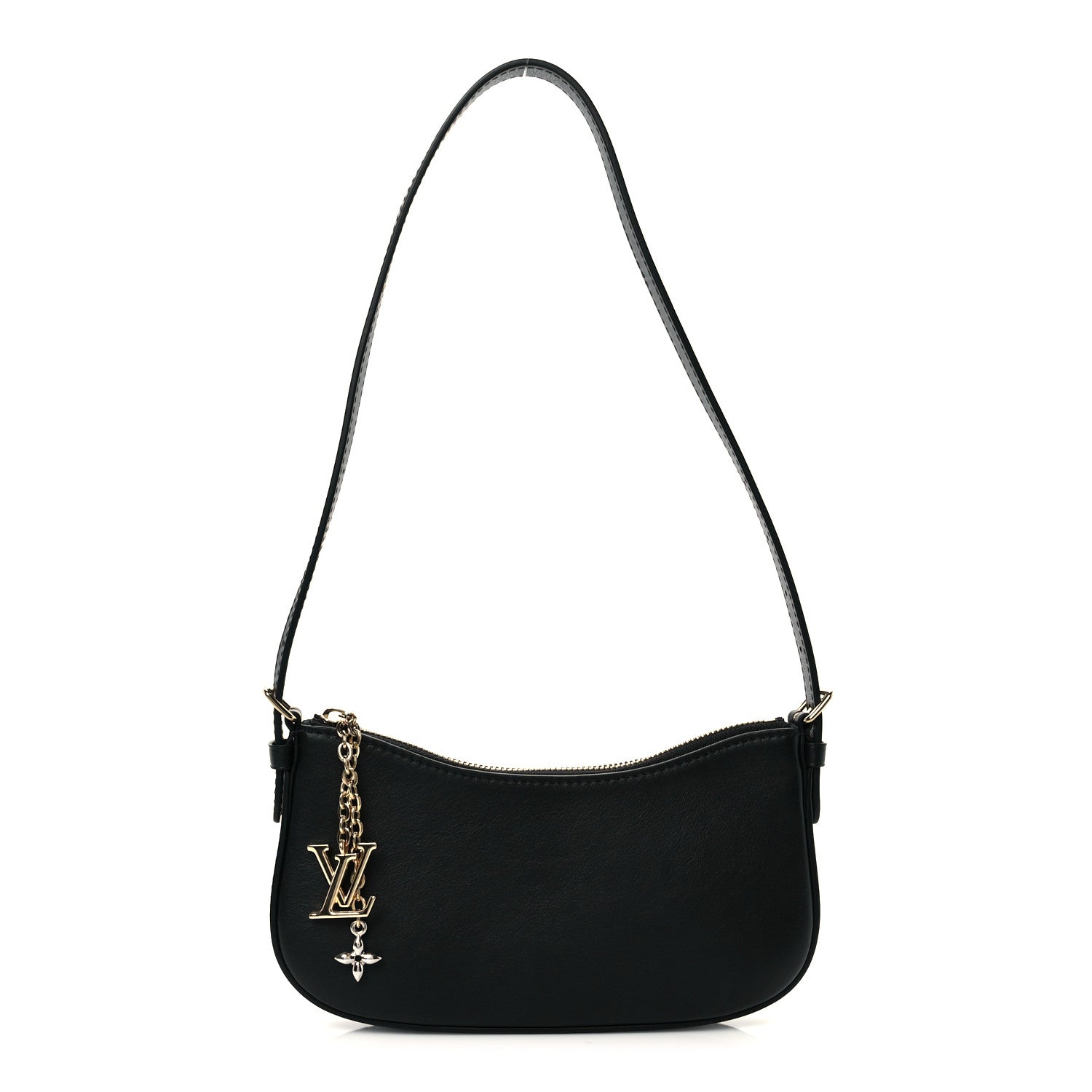 Louis Vuitton Calfskin LV Bloom Pochette Black 1787824 – FASHIONPHILE