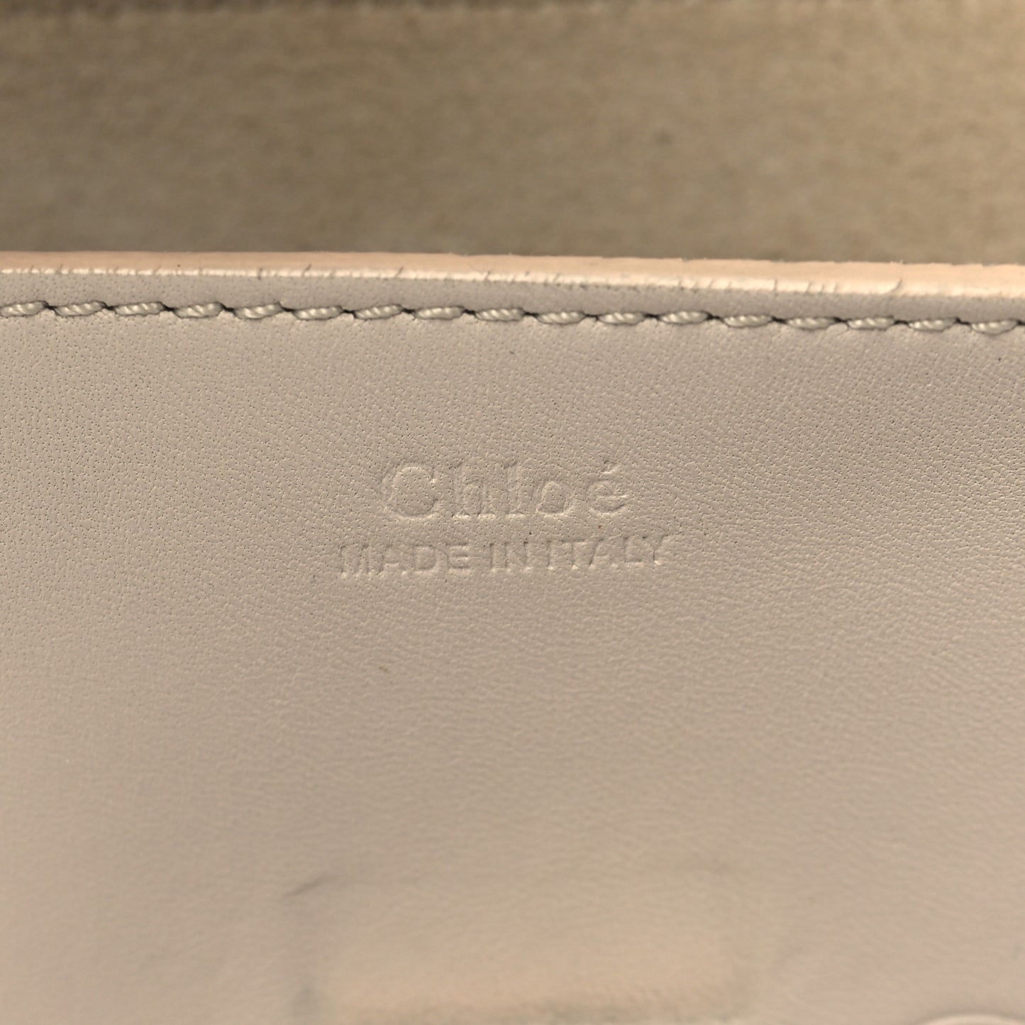 Calfskin Embossed Small Drew Shoulder Bag Abstract White