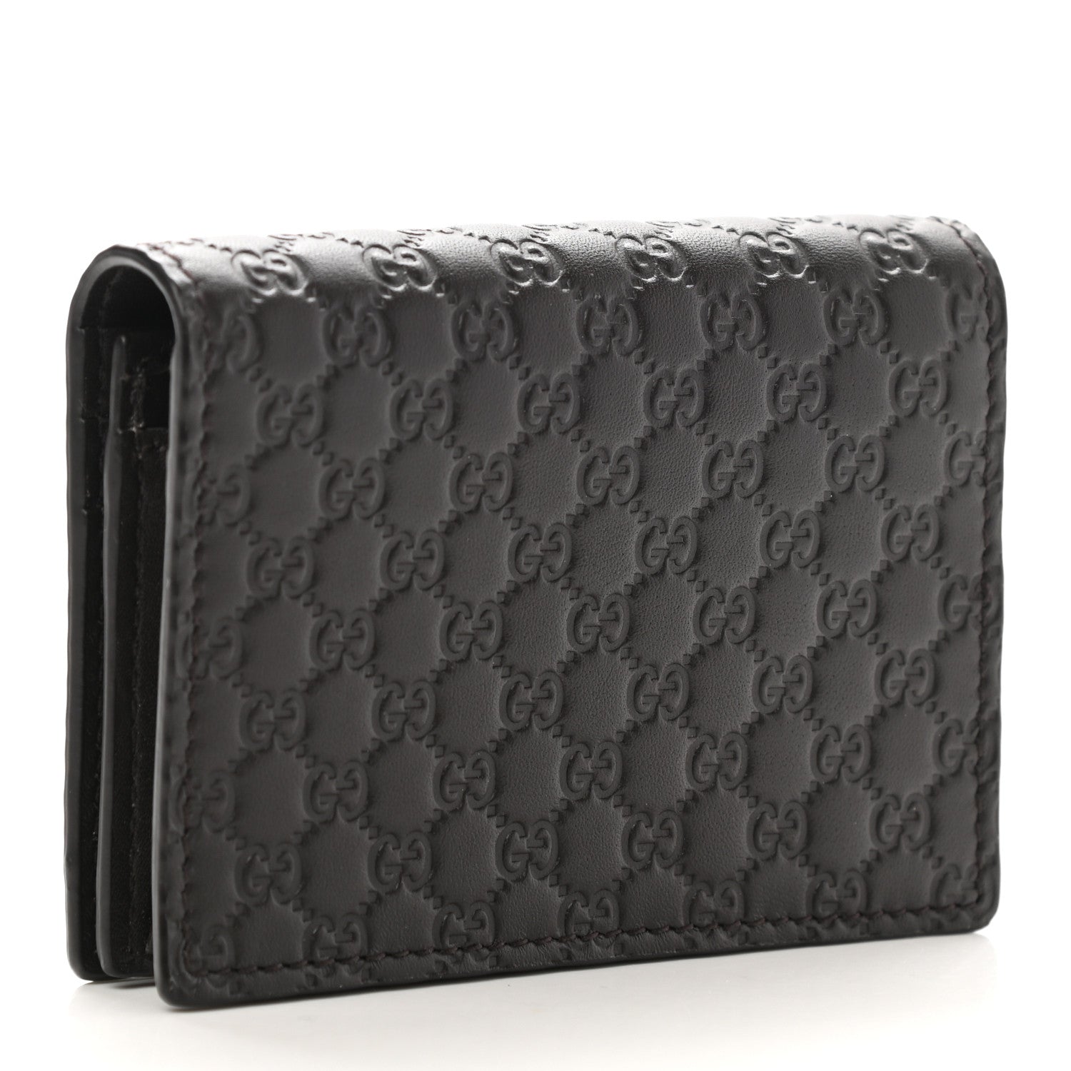 Gucci Microguccissima Card Case Wallet Testa di Moro 3 of 7