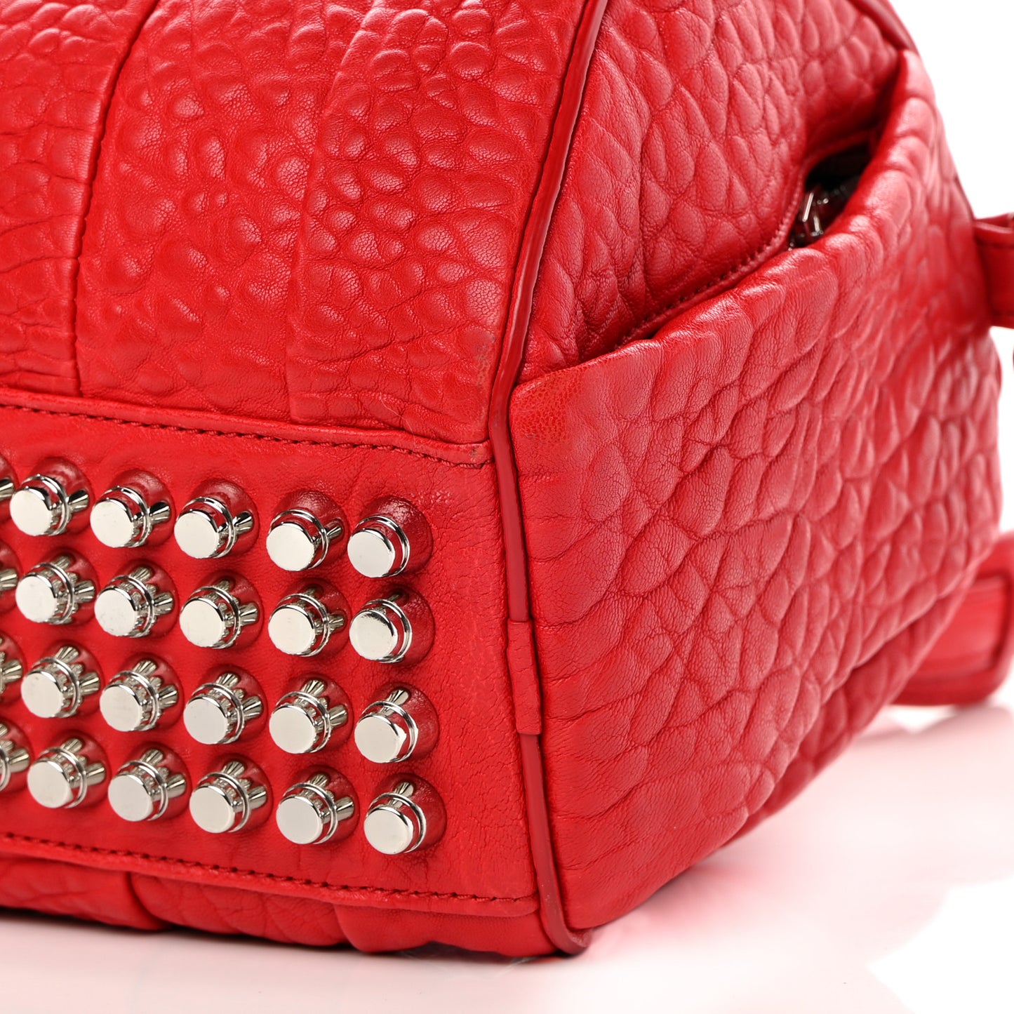 Pebbled Lambskin Rockie Red