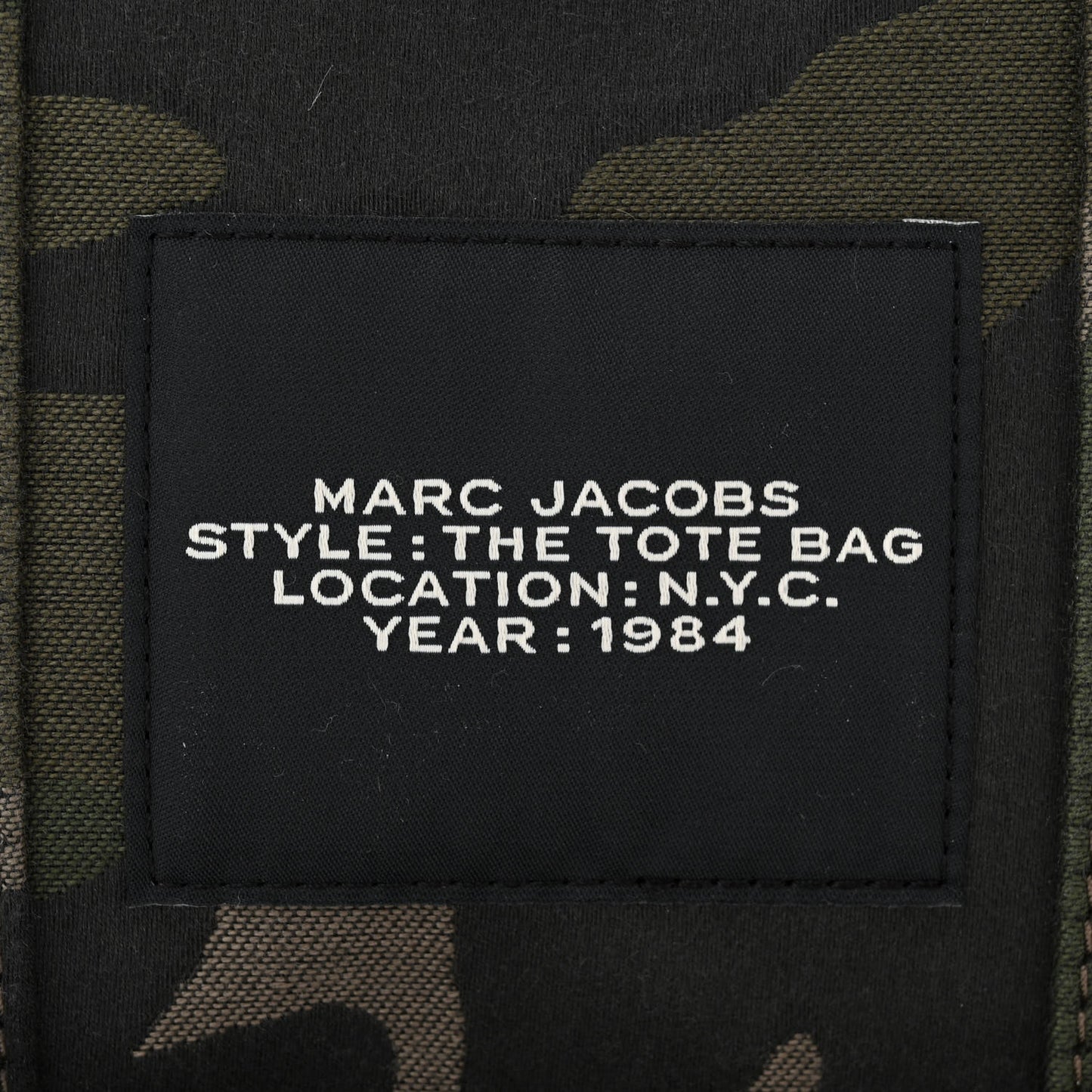 Canvas Camouflage Small The Tote Bag Khaki