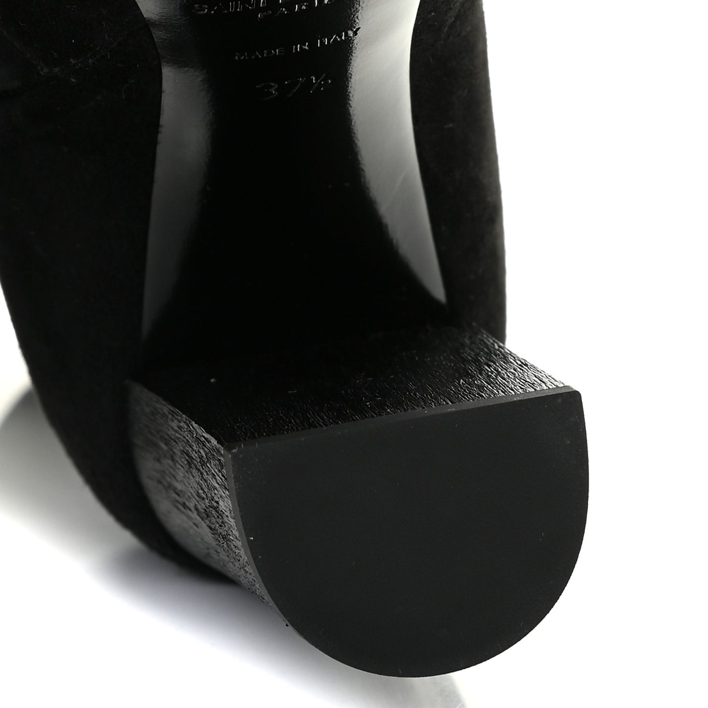 Suede Joplin Buckle 105 Booties 37.5 Black