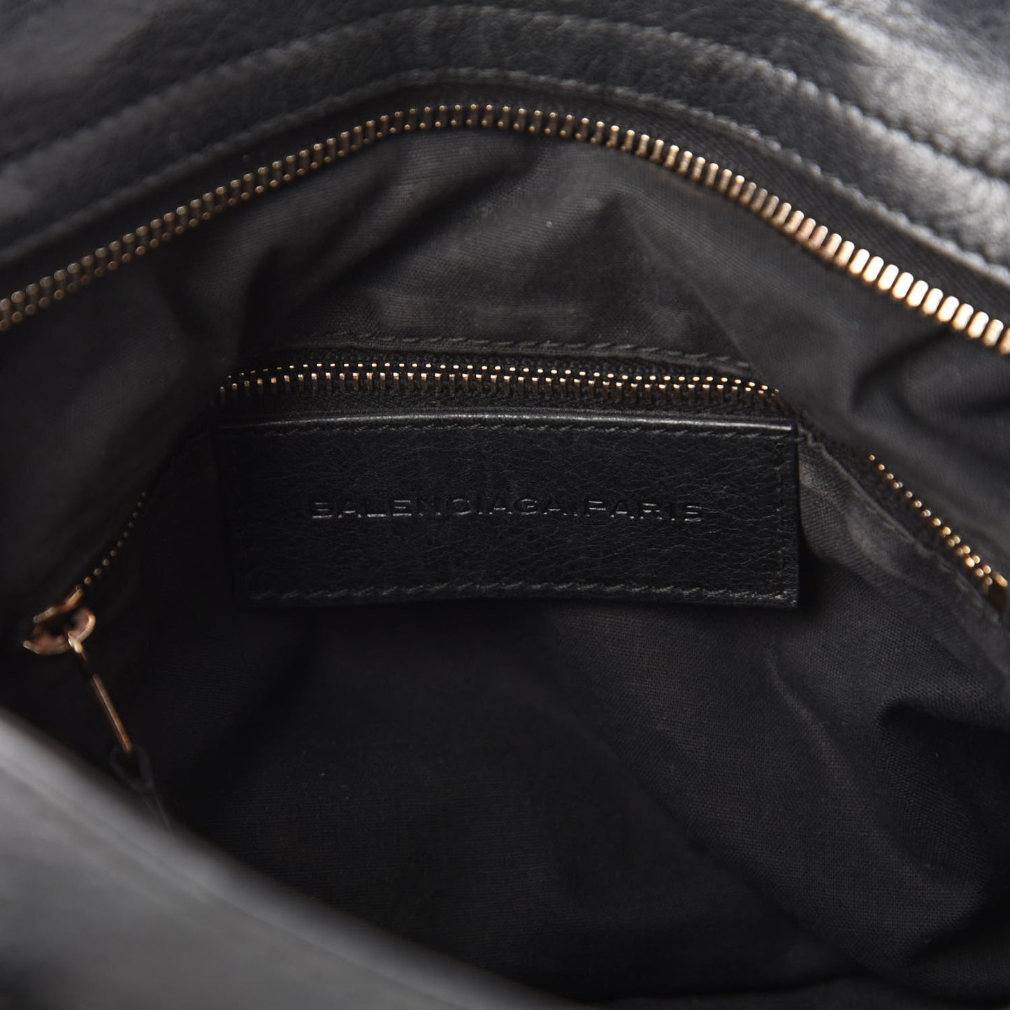 Agneau Giant 12 Rose Gold Hardware Town Black