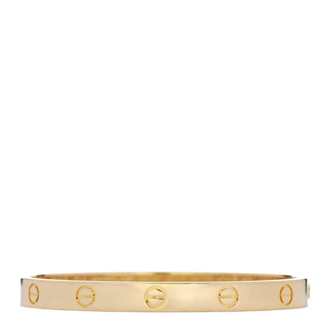 18K Yellow Gold LOVE Bracelet 17