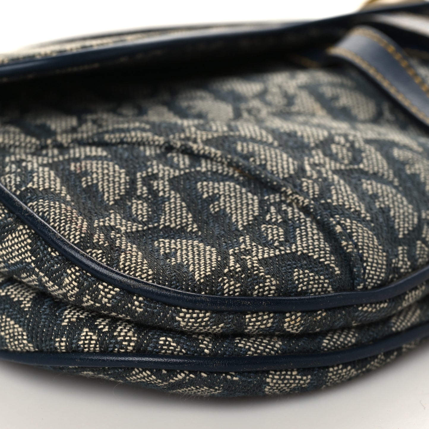 Monogram Saddle Bag Blue