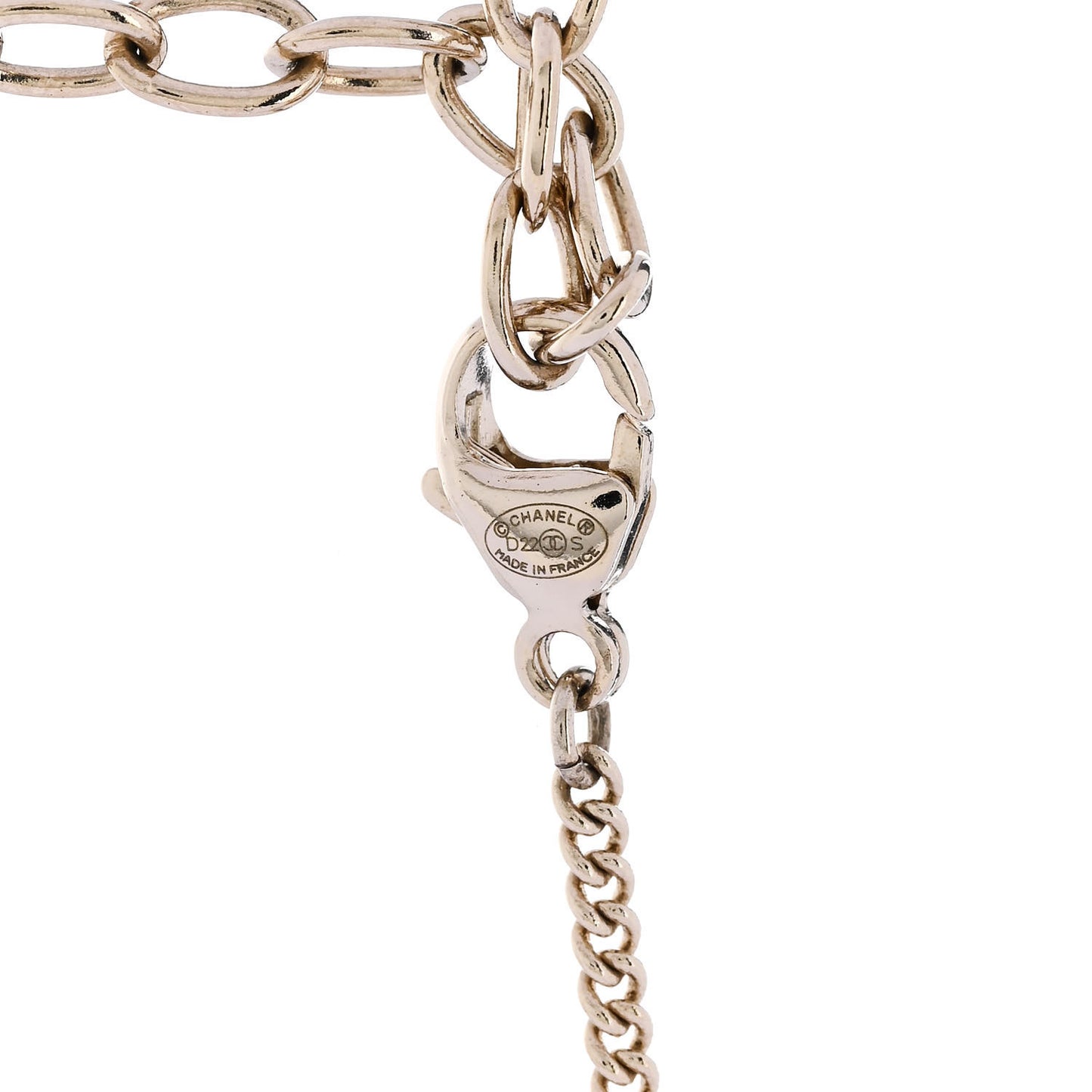 Resin Crystal CC Cube Necklace Gold Pink