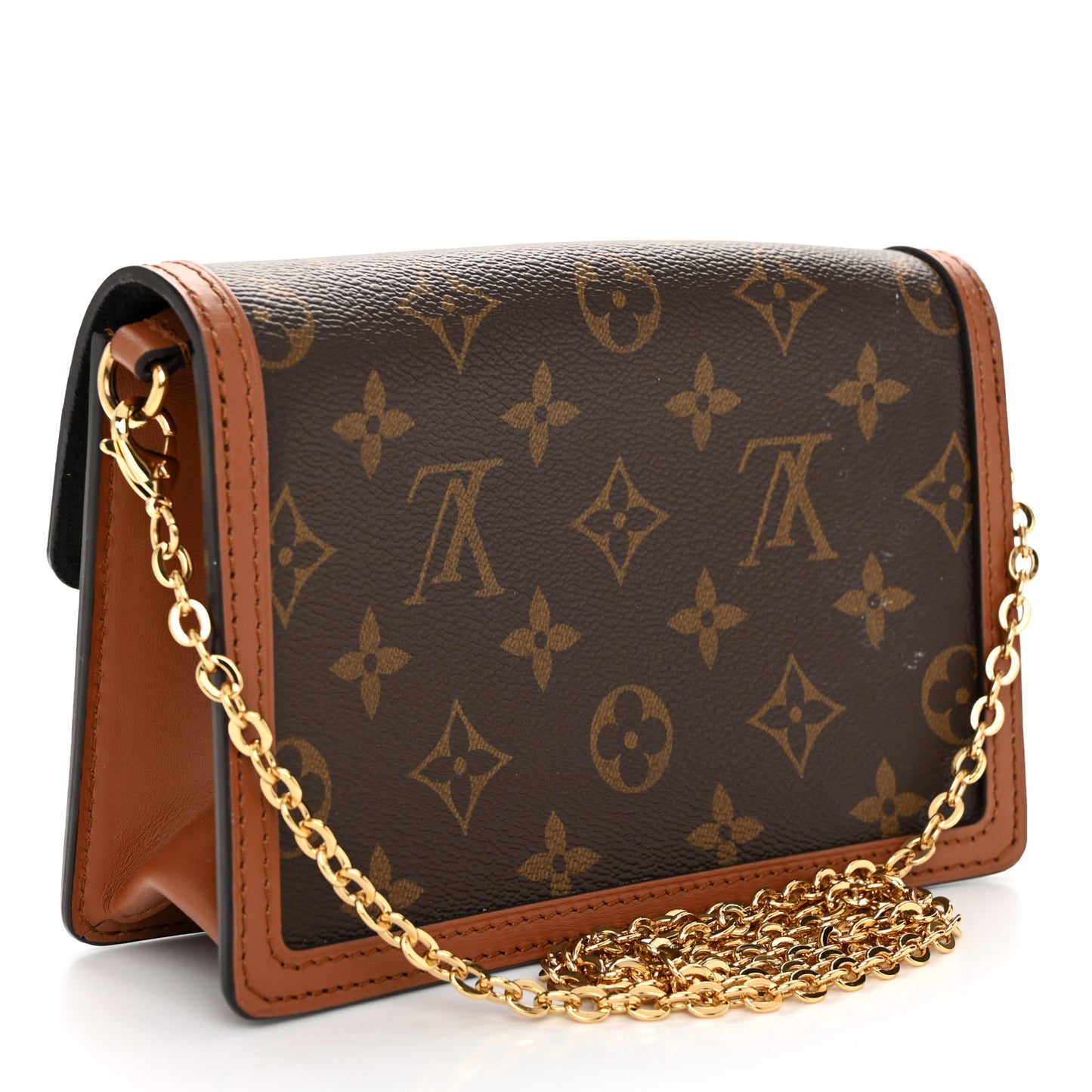 Reverse Monogram Dauphine Chain Wallet