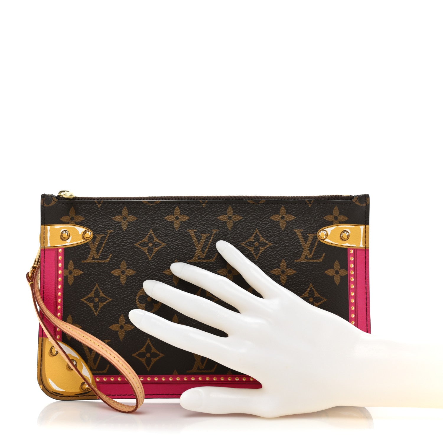 Louis Vuitton Monogram Summer Trunks MM GM Pochette 2 of 13