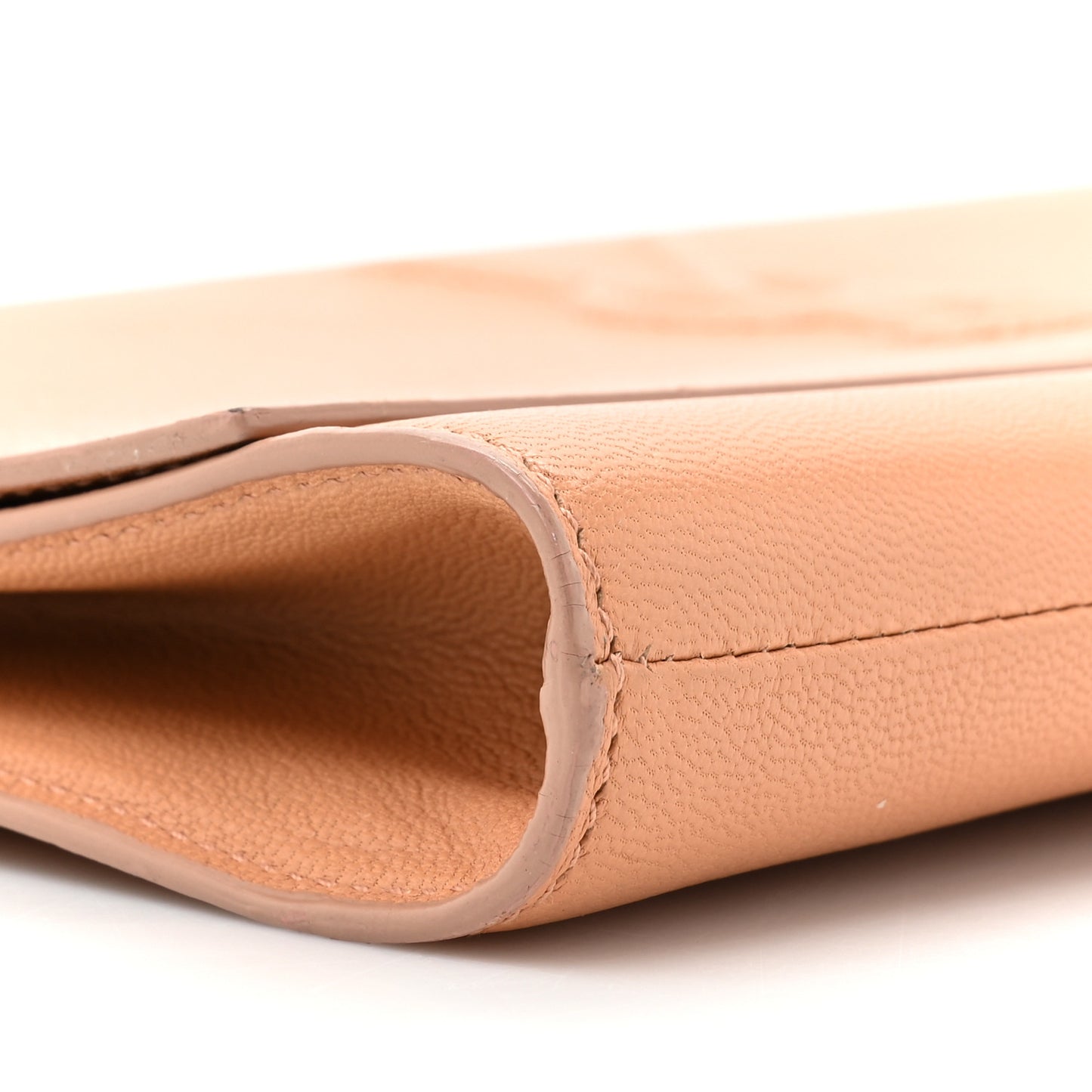 Calfskin Large Belle De Jour Clutch Beige
