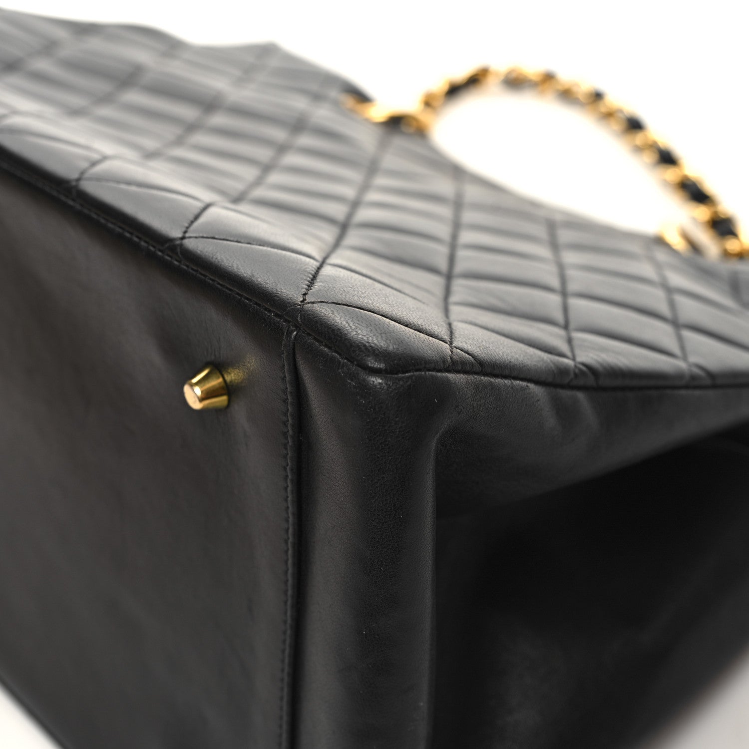 Chanel Lambskin Quilted Timeless CC Tote Black 13 of 14